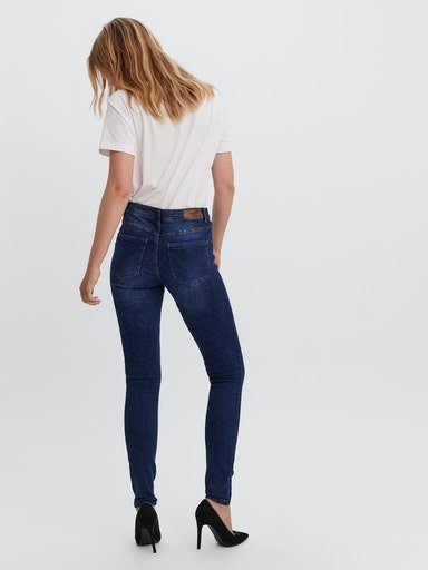 Skinny-fit-Jeans PIPING S Moda Vero VMTANYA MR