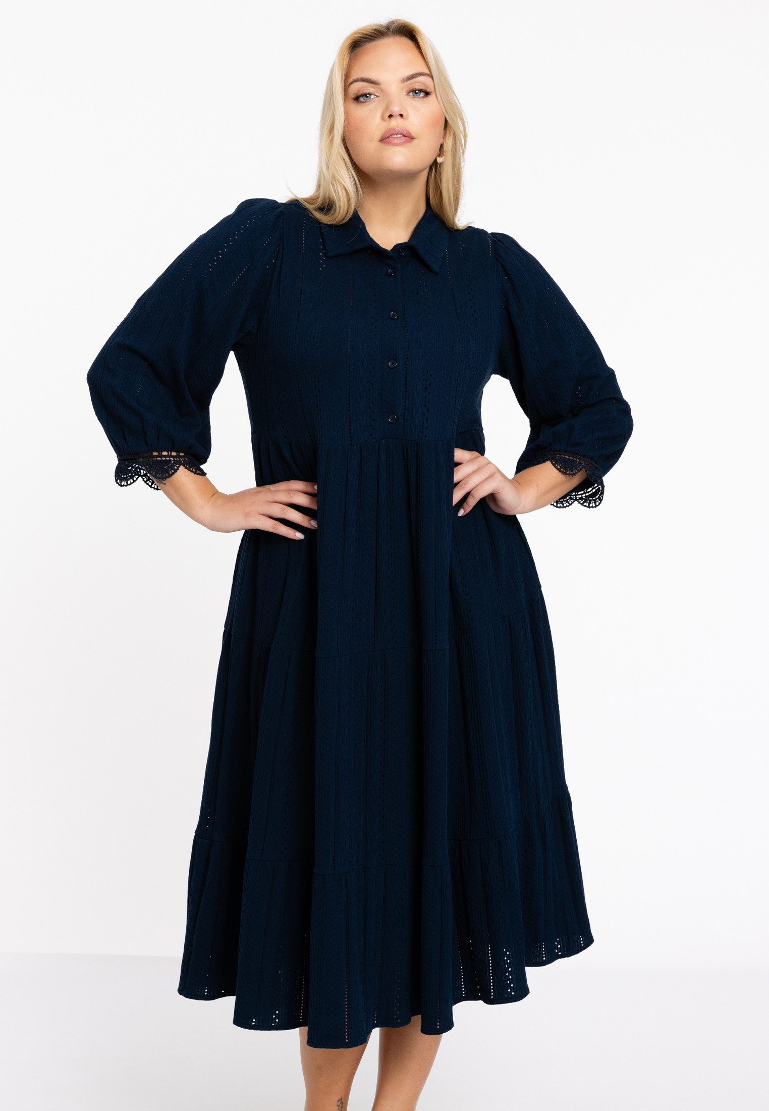 A-Linien-Kleid Damen Kleid Große Größen
