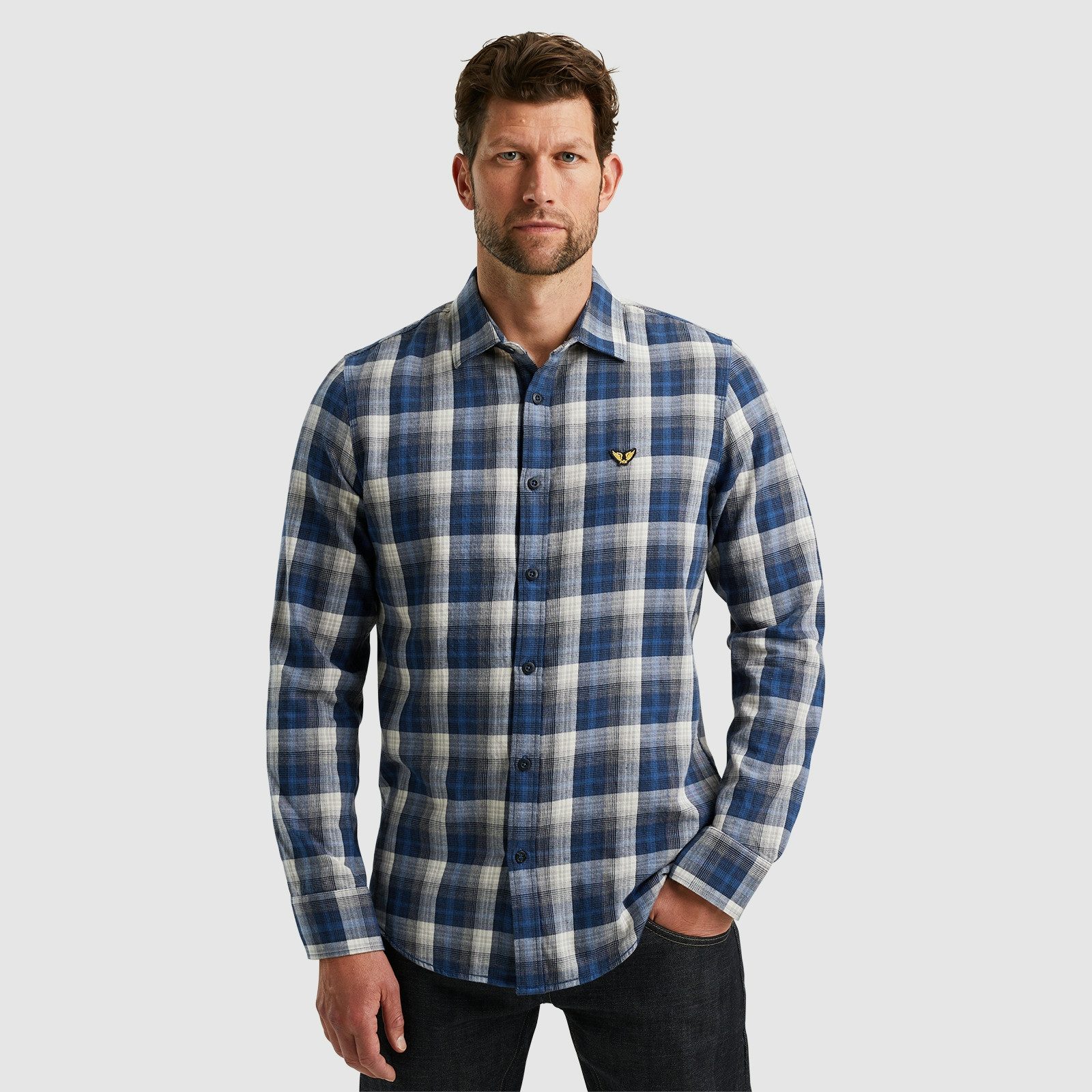 Karohemd Long Sleeve Shirt Twill Yarndyed Check