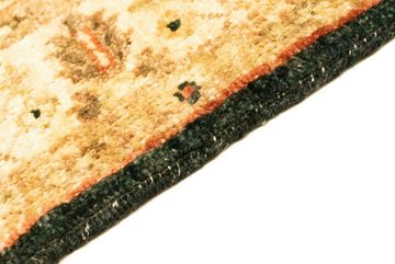 Wollteppich Farahan Teppich handgeknüpft schwarz, morgenland, rechteckig, Höhe: 7 mm