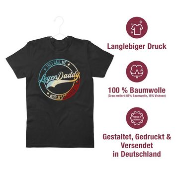 Shirtracer T-Shirt LegenDaddy 2023 Vatertag Geschenk für Papa