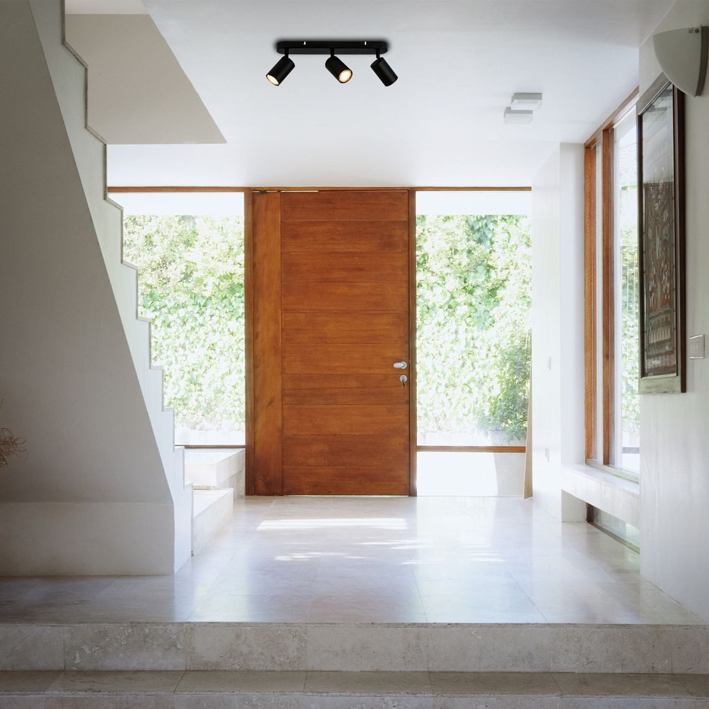 B.K.Licht LED Deckenspot LED Deckenlampe 39cm 3-flammig Spots schwenkbar - BKL1579, ohne Leuchtmittel, 2700K - Extra-Warmweiß, Schwenkbar, GU10 Fassung