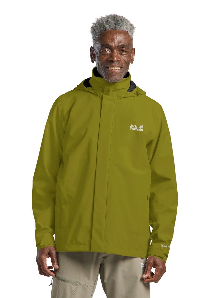 Jack Wolfskin Funktionsjacke TRAILTIME 2L JKT M Wetterschutzjacke, wasser-und winddicht, atmungsaktiv