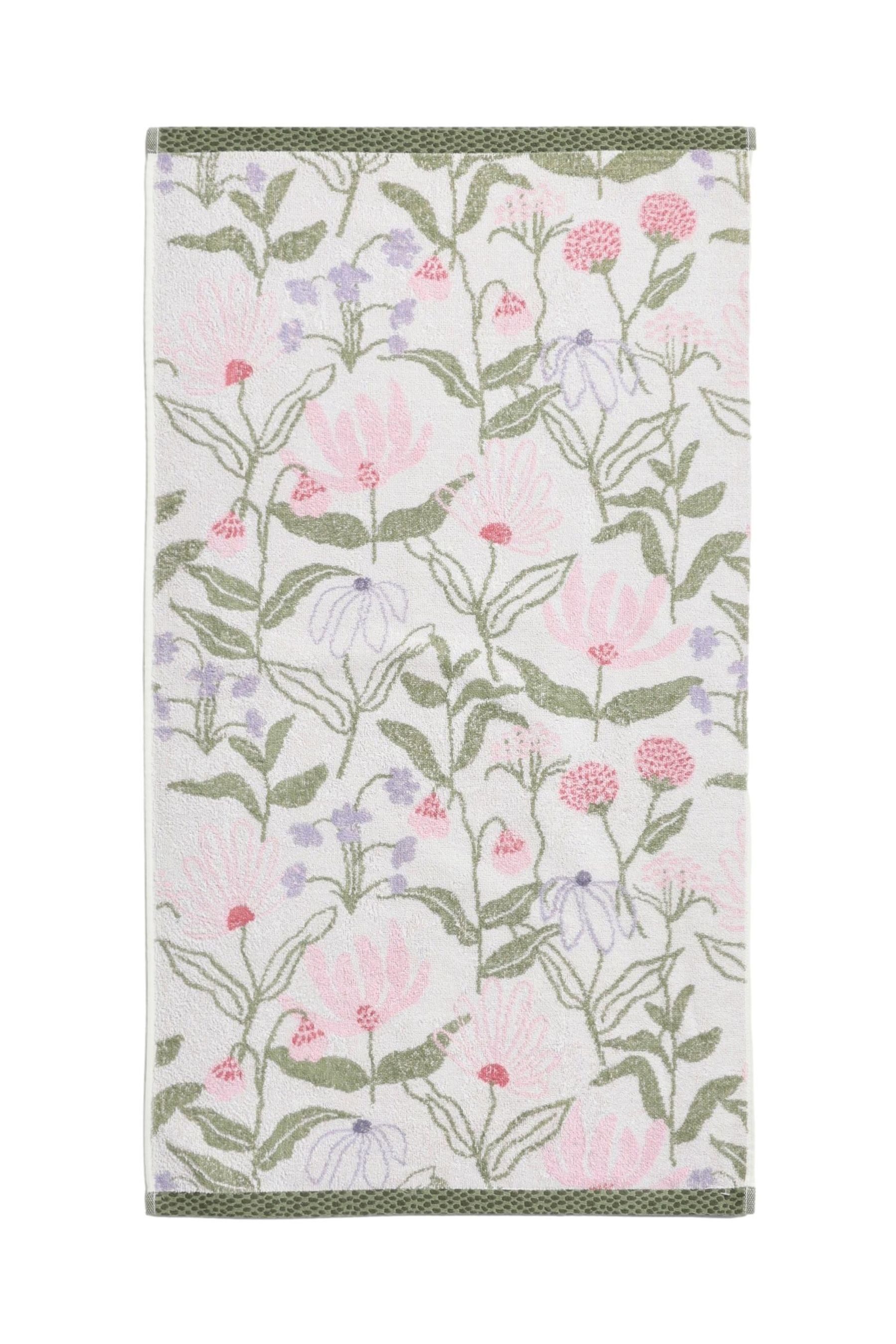 Next Handtuch Handtuch aus 100 % Baumwolle, Aquarell-Blumen, (1-St)