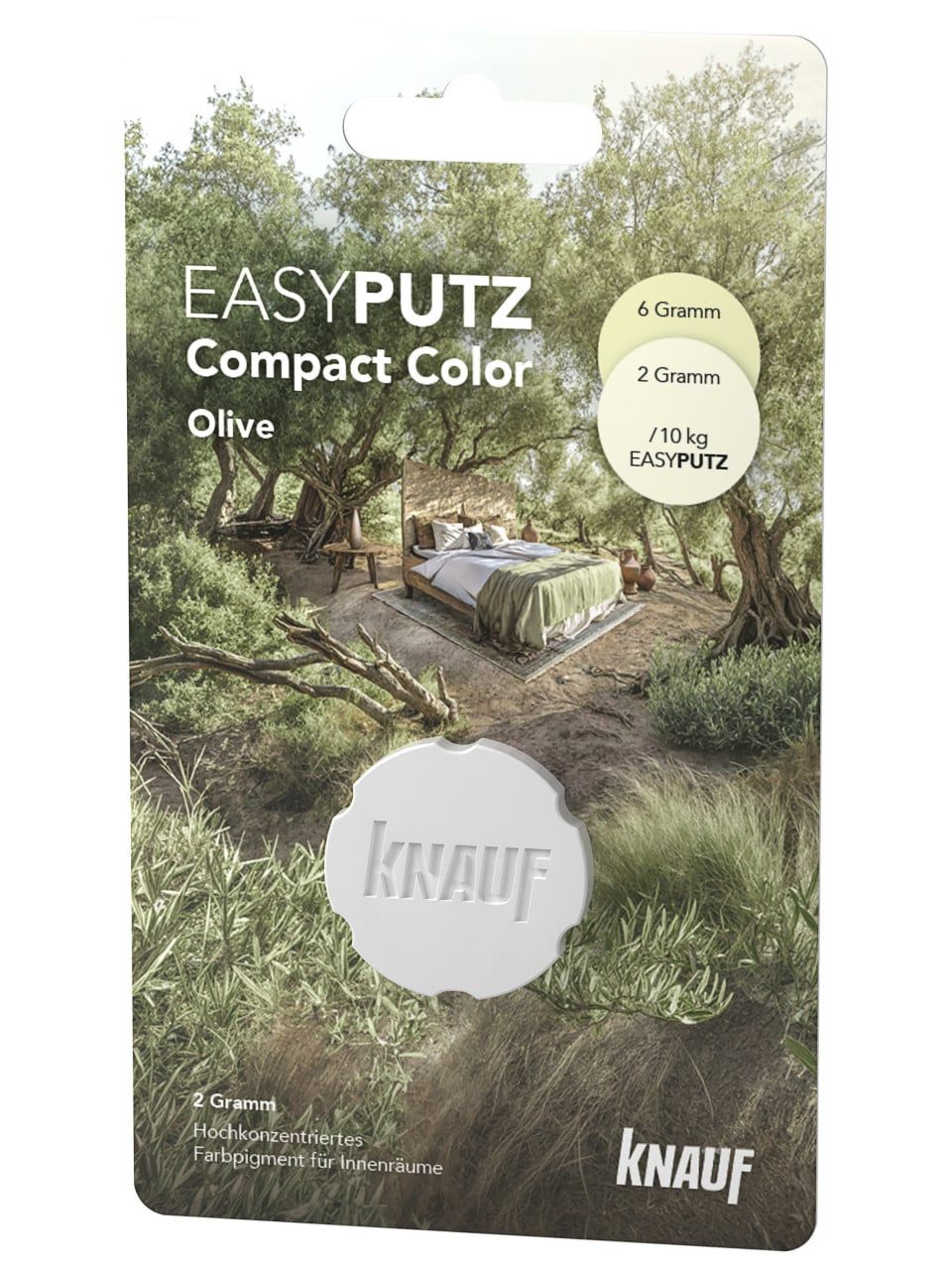 KNAUF Gips-Kalk-Putz Knauf Farbpigment Compact Color oliv 2 g