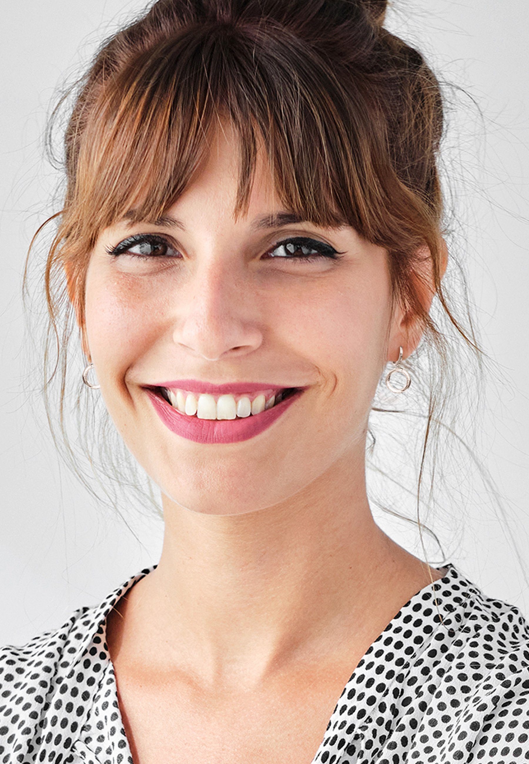 Sofia Milani Paar Creolen Kreis, 925 Silber Damen Schmuck - E2336 günstig online kaufen