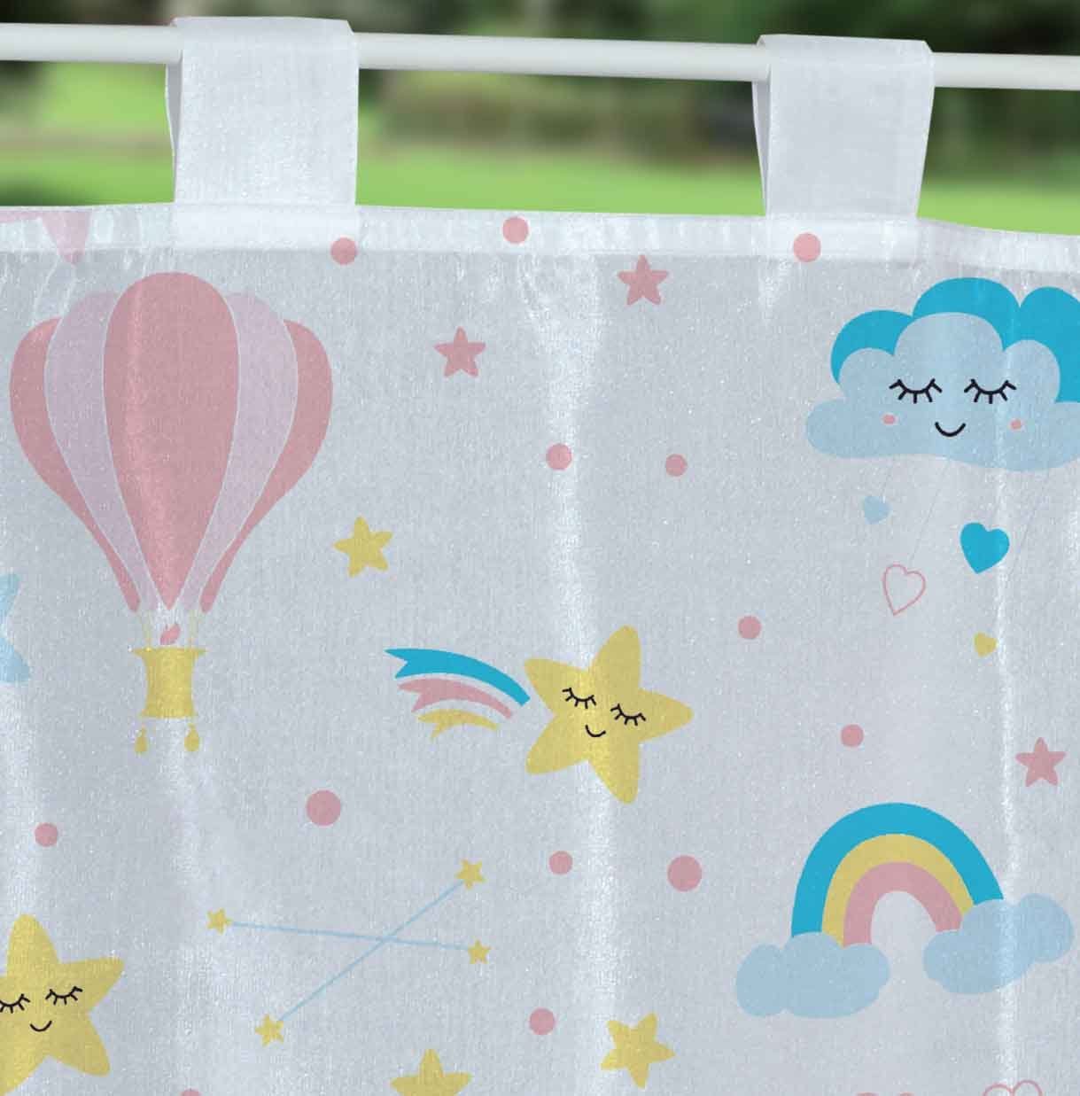 Gardinenbox Scheibengardine, Schlaufe (1 St), transparent, günstig online kaufen