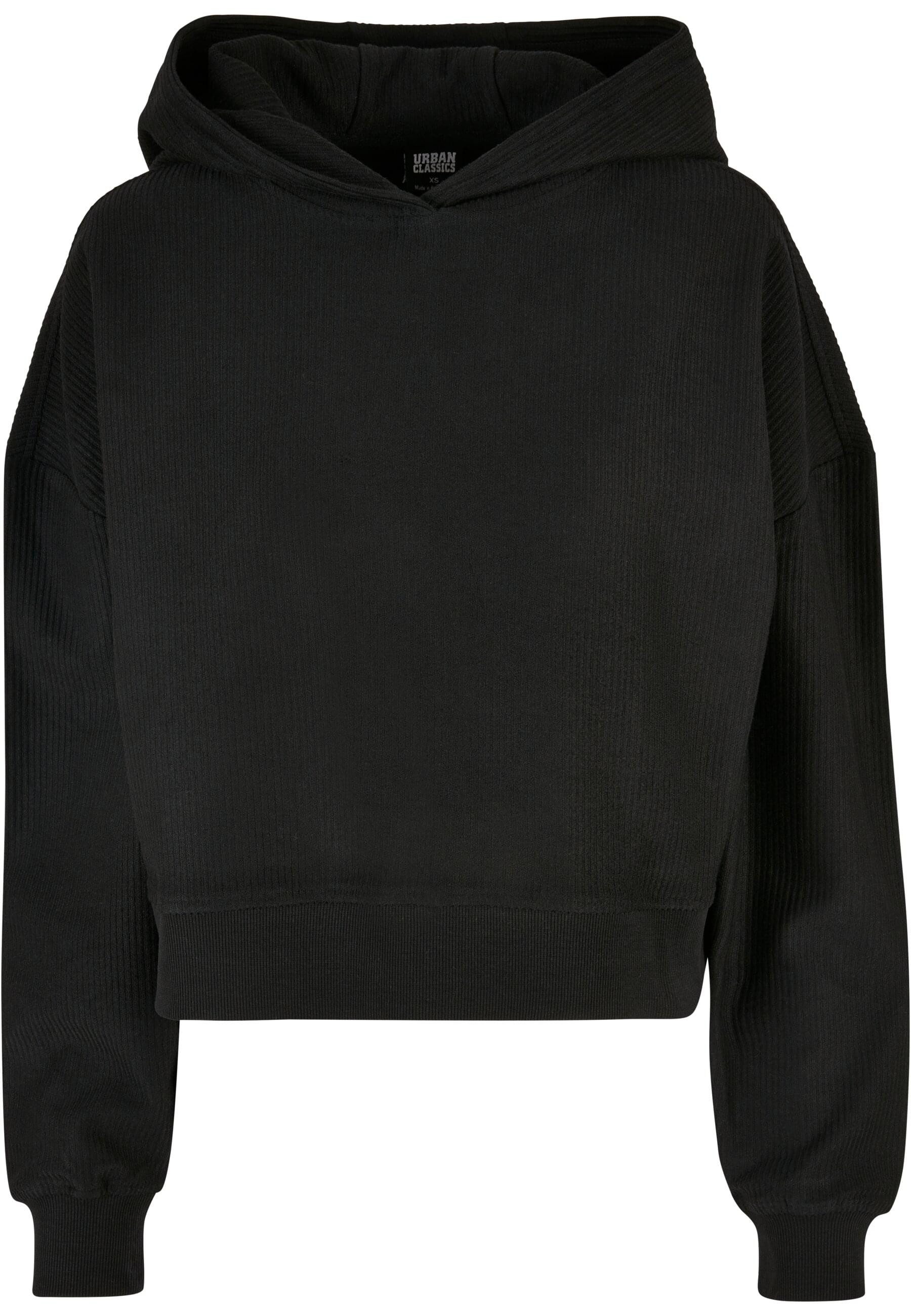 Kapuzenpullover Urban Classics Damen Ladies Oversized Short Rib Hoody