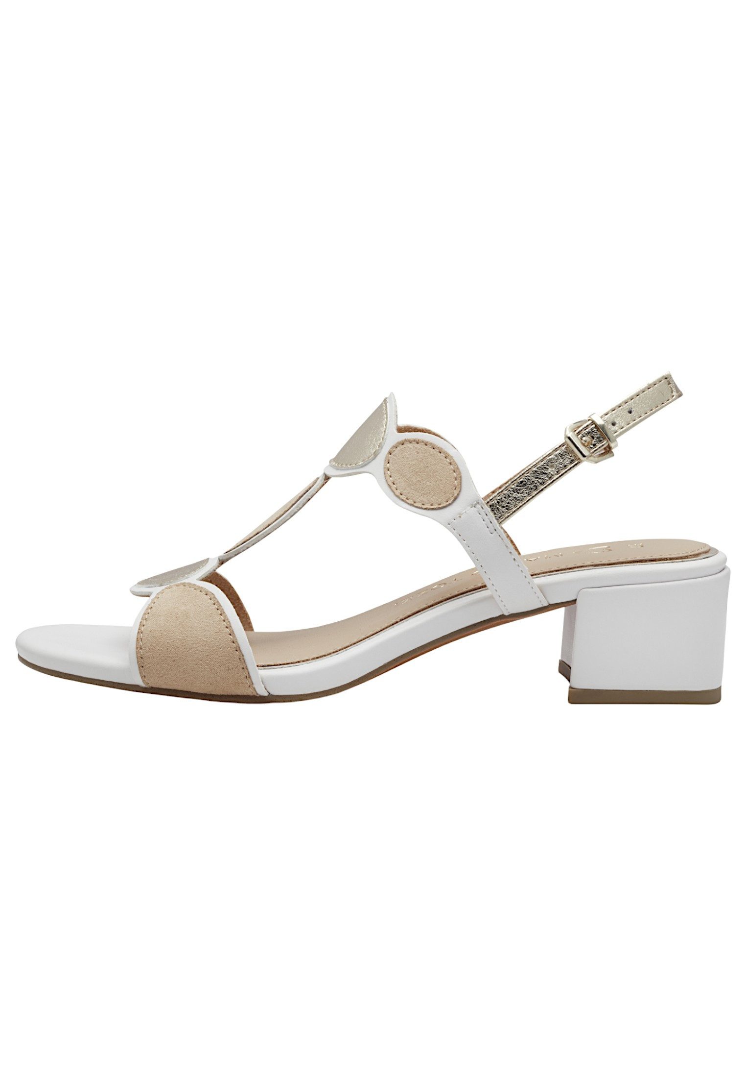 MARCO TOZZI 2-28231-44 197 White Comb Sandale