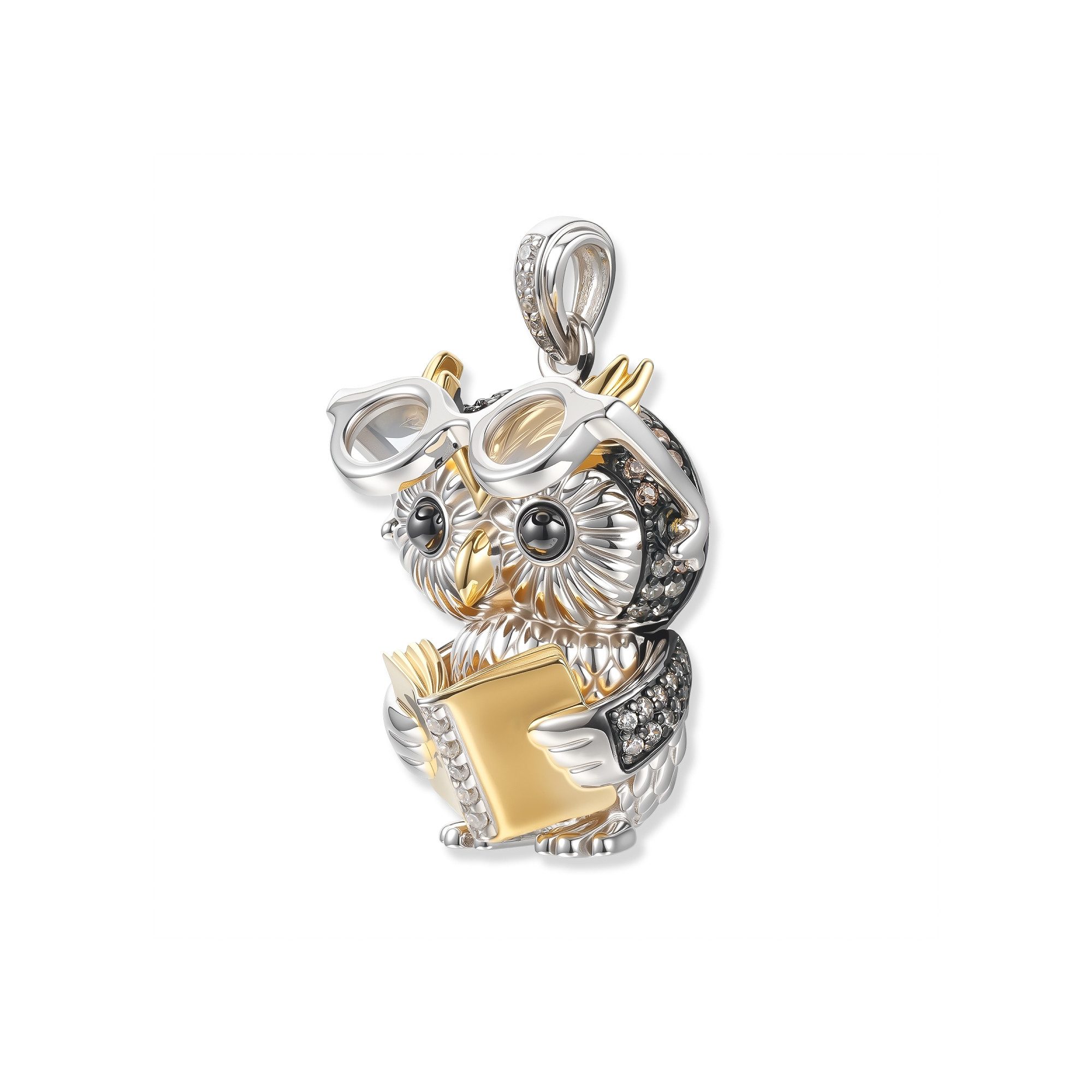 Seinerzeit FLORA & FAUNA Kettenanhänger Dr. Darwin Eulen Anhänger, Schmuck aus 925 Sterling Silber (Limitierter Damenschmuck mit charakterstarkem Motiv, außerge – Bild 4 von 5