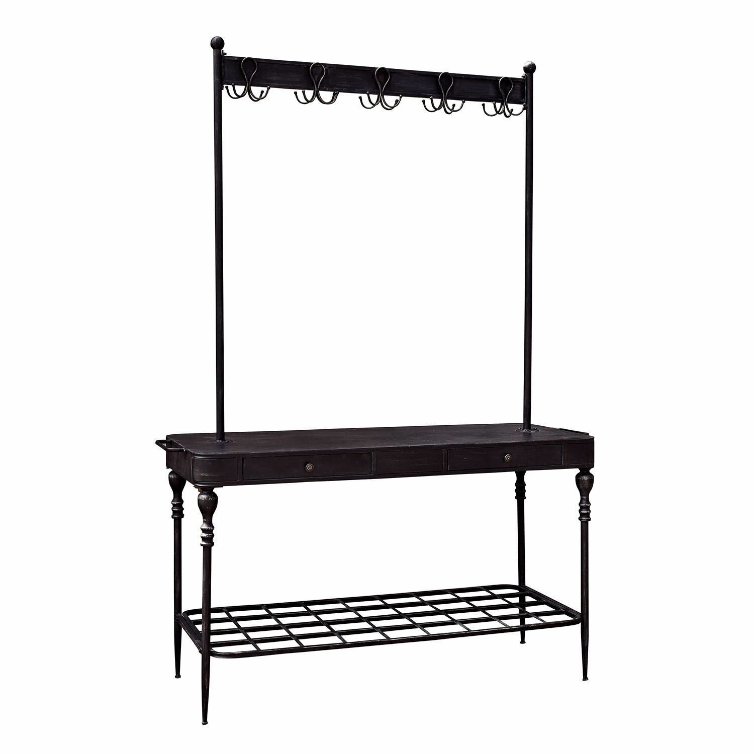 Mirabeau Konsole Regal Langmore antikschwarz