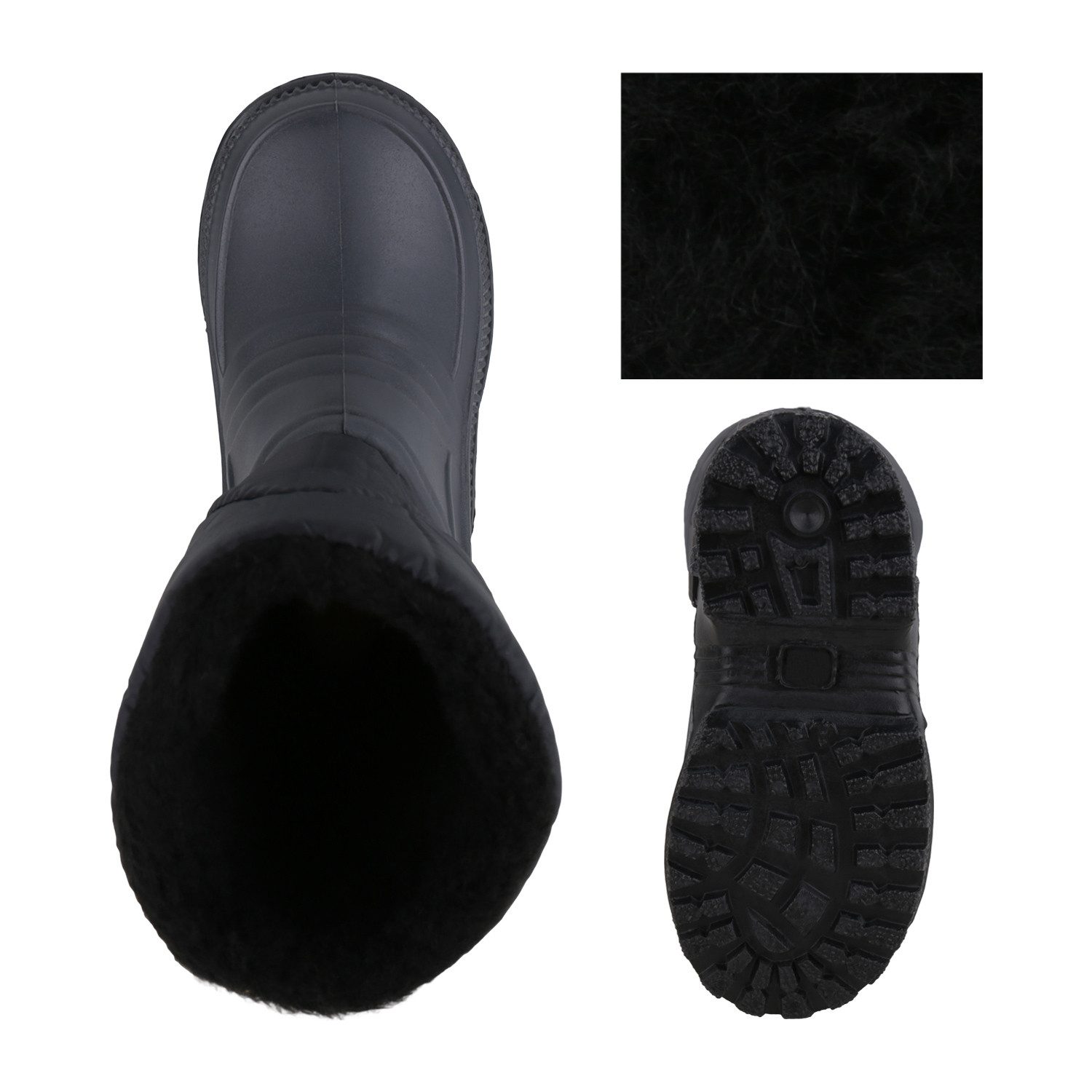 VAN HILL 836071 Winterboots Kinder Warm Gefütterte Winter Boots Stiefel Bequeme