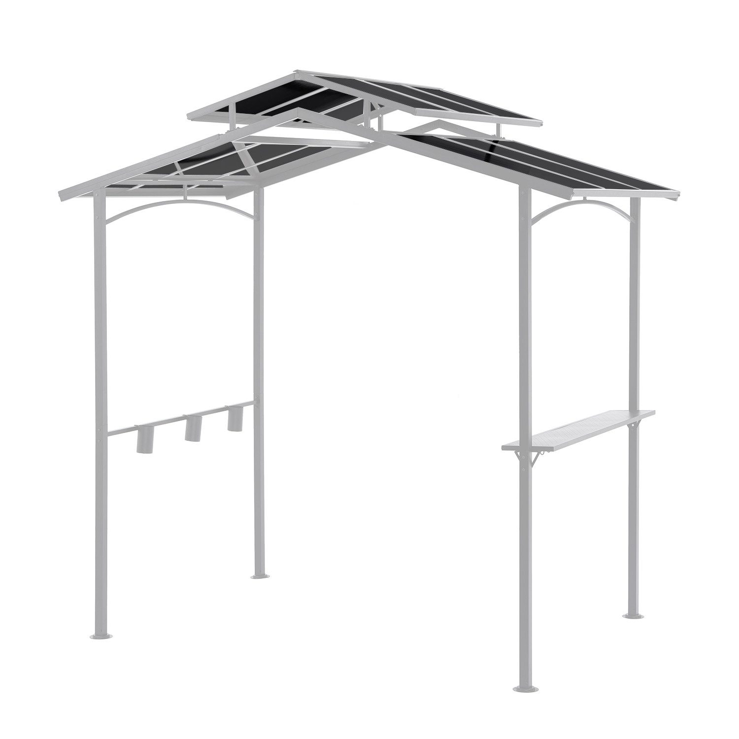 KONIFERA Pavillon-Ersatzdach für Grillpavillon "Manhattan", Polycarbonat-Dachplatten