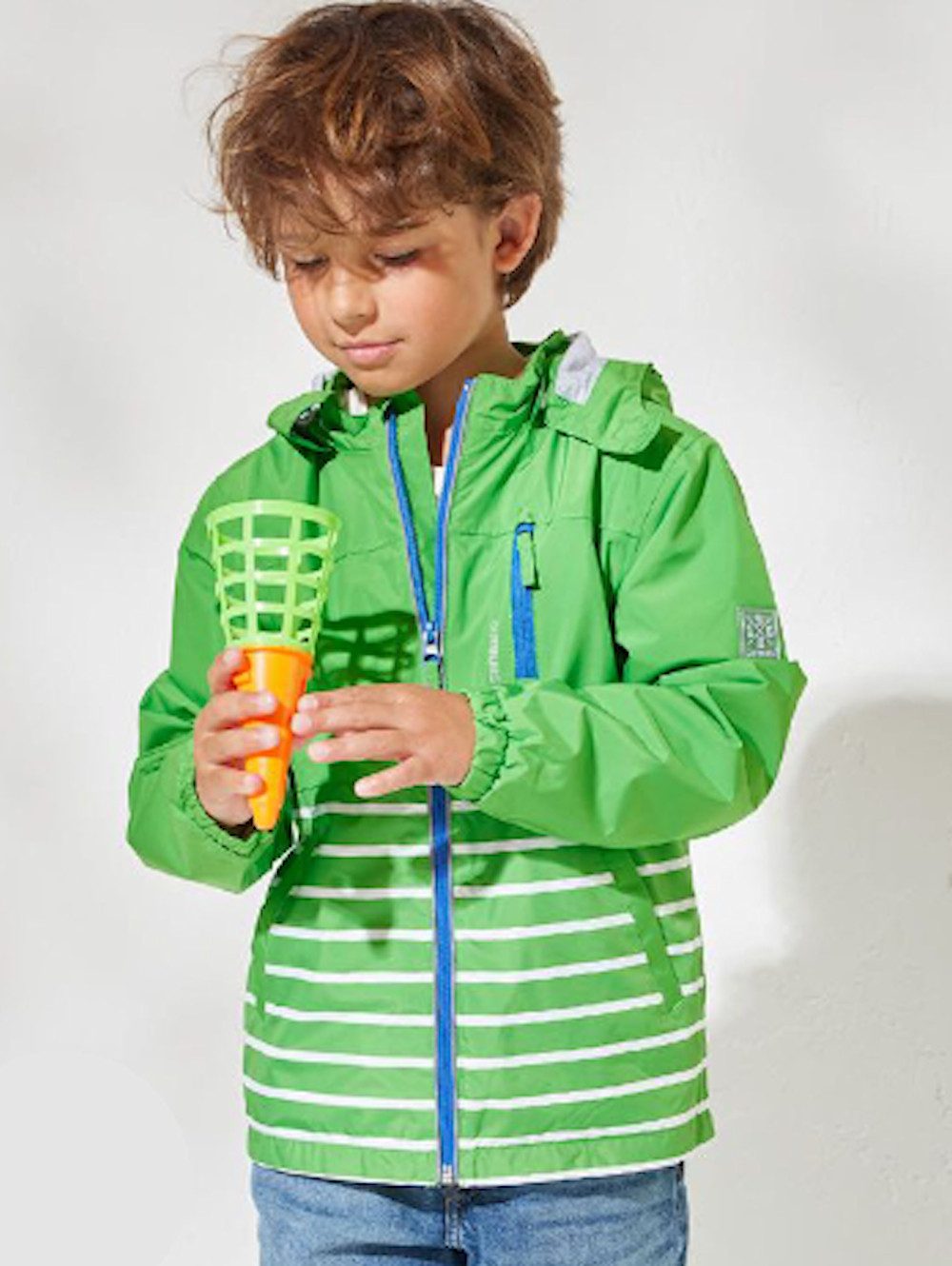 Outburst Funktionsjacke Outburst Jungen Funktionsjacke Jacke Übergang Sommer grün weiß (kein Set)