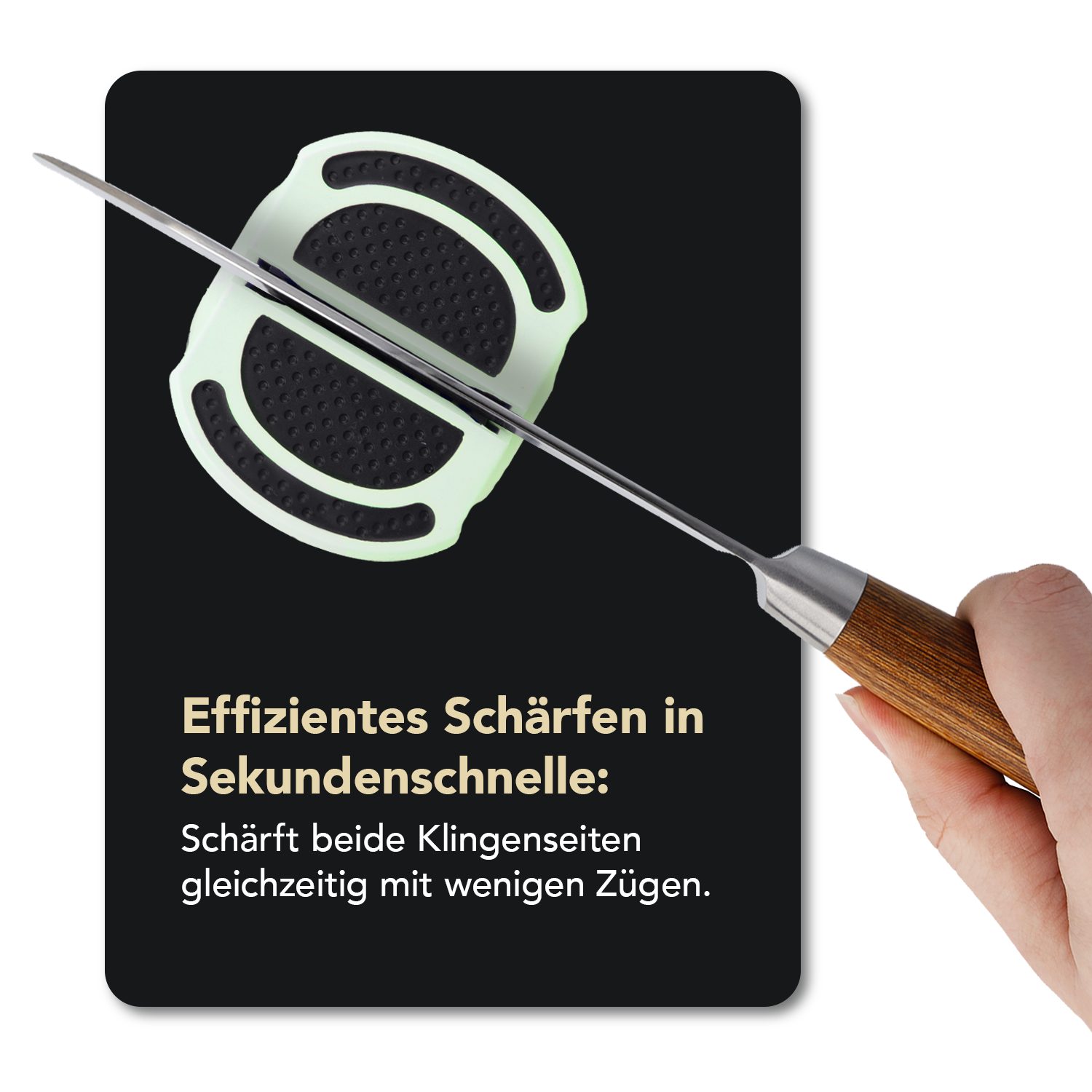 DMT Messerschärfer SimpleSharp Diamant Messerschärfer, beidseitig schärfend, Perfekter Schleifwinkel