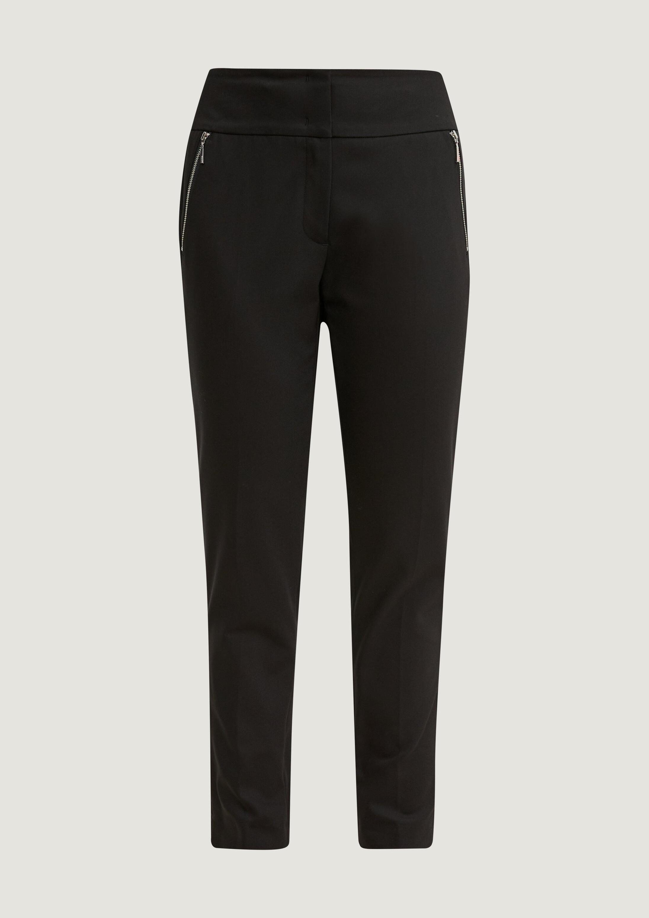 comma 7/8-Hose Hose Slim: Cigarette Pants