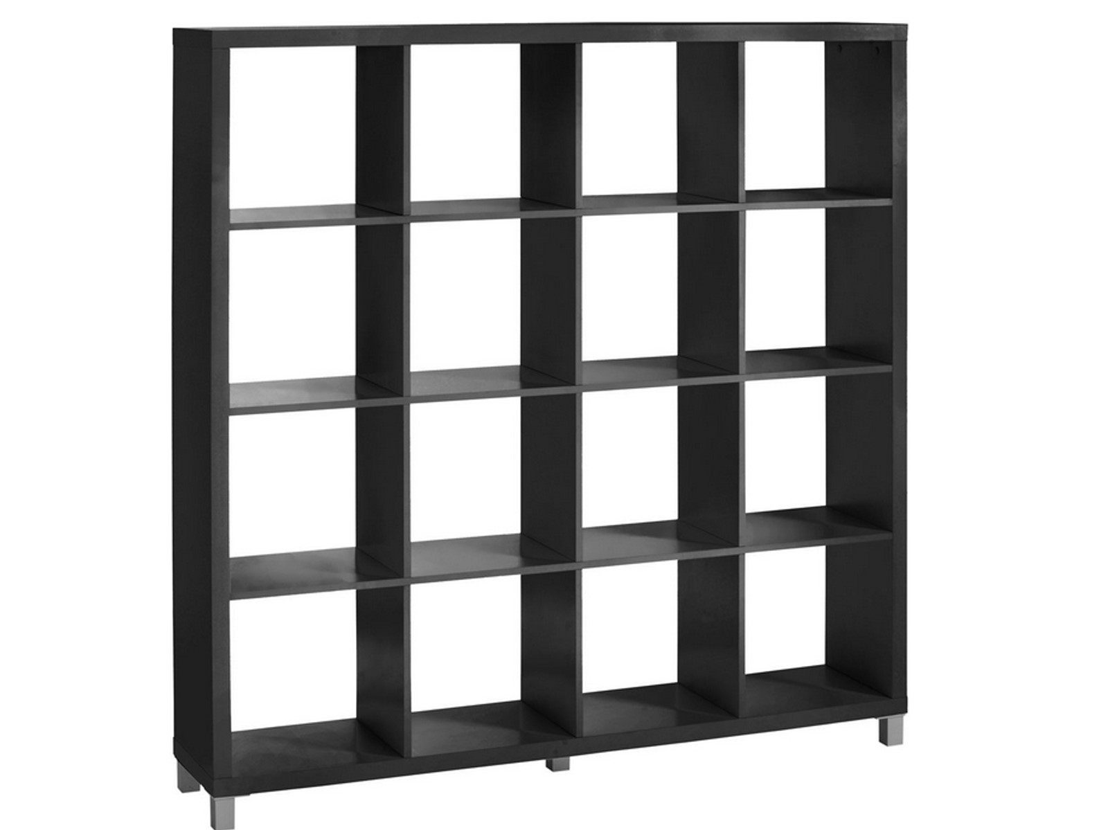loft24 Standregal Kiera - Regal Bücherregal Wohnzimmerregal, Regal, Raumteiler, 16 Fächer, 146x29x153 cm