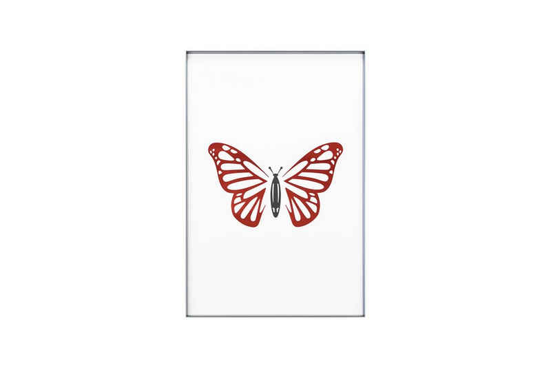KUNSTLOFT Acrylglasbild »Schmetterlingssommer«, handgefertigtes 3D Wandbild