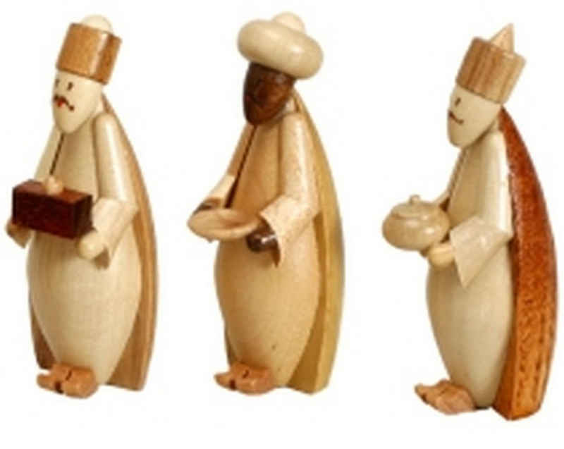 Weihnachtsfigur Miniaturfiguren Krippenfiguren natur Höhe 6,5cm NEU