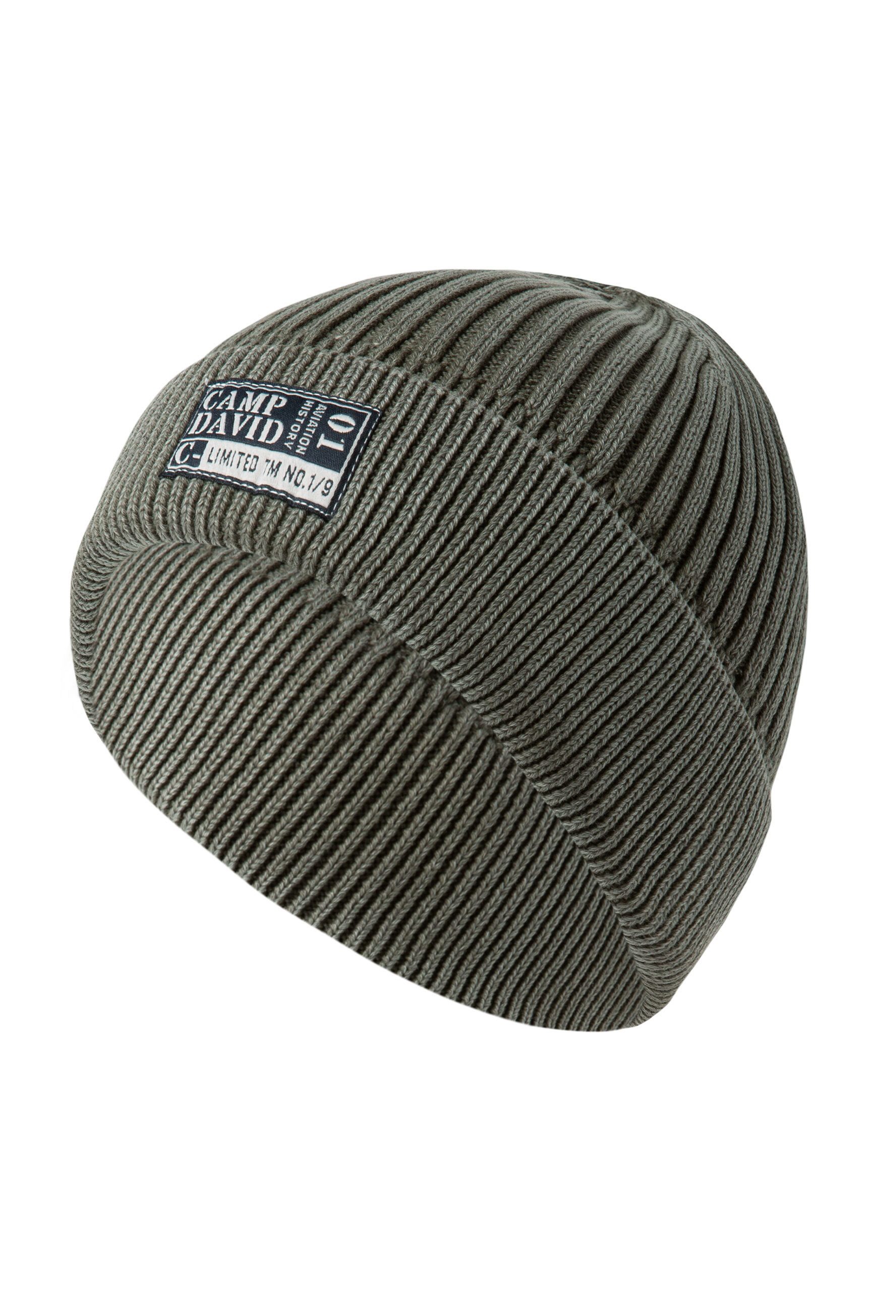 CAMP DAVID Strickmütze aus Baumwolle günstig online kaufen