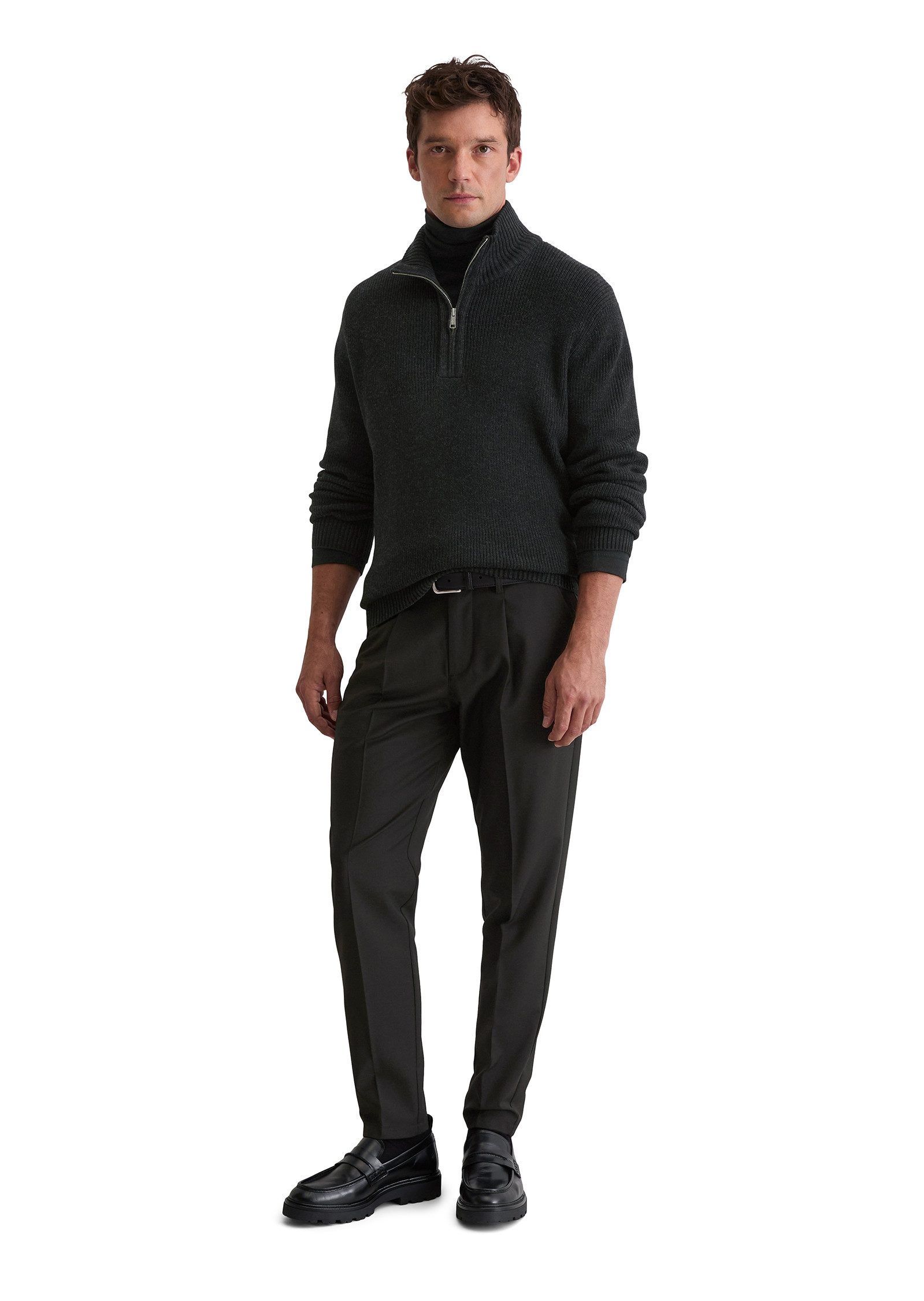 Marc O'Polo Troyer lässiger Bi-Color-Effekt