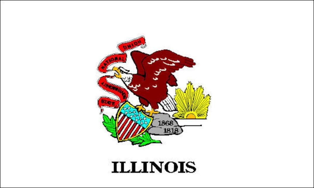 flaggenmeer Flagge Illinois 80 g/m²