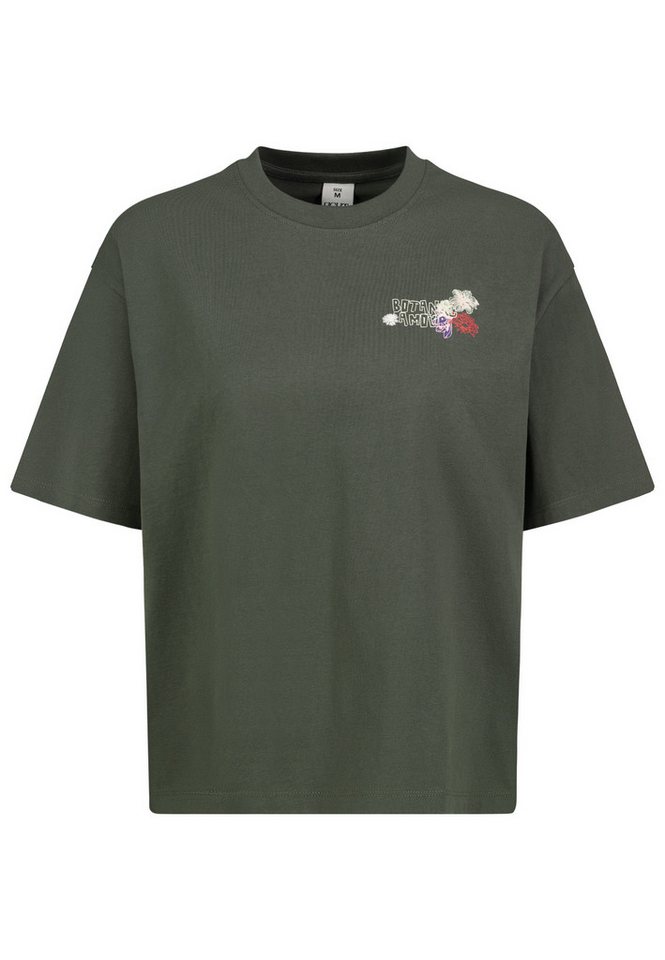 Eight2Nine T-Shirt Damen Oversize Shirt mit Print großer Rückenprint, verschiedenen florale Muster