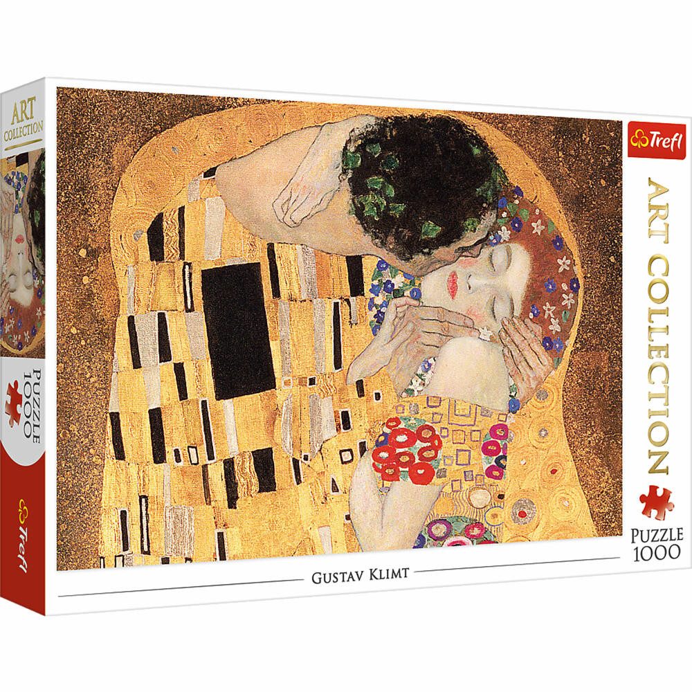 Trefl Puzzle Gustav Klimt - Der Kuss, 1000 Puzzleteile