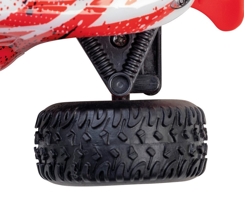 Happy People Spielzeug-Monstertruck Hot Wheels RC Rock Monster rot/gelb/grün 17x14x34cm 3fach sortiert
