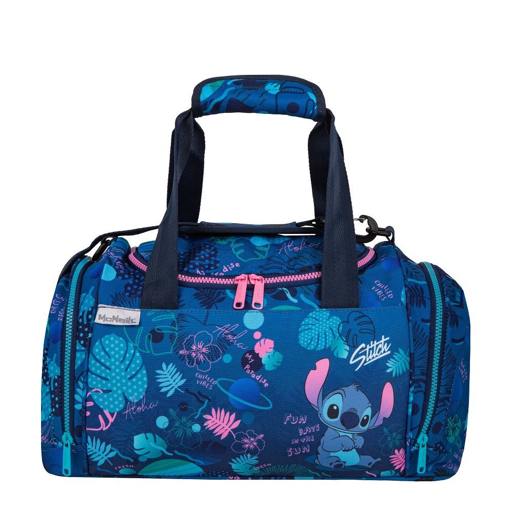 McNeill Sporttasche Sporttasche DISNEY STITCH, blau, für Schule, Sport und Freizeit