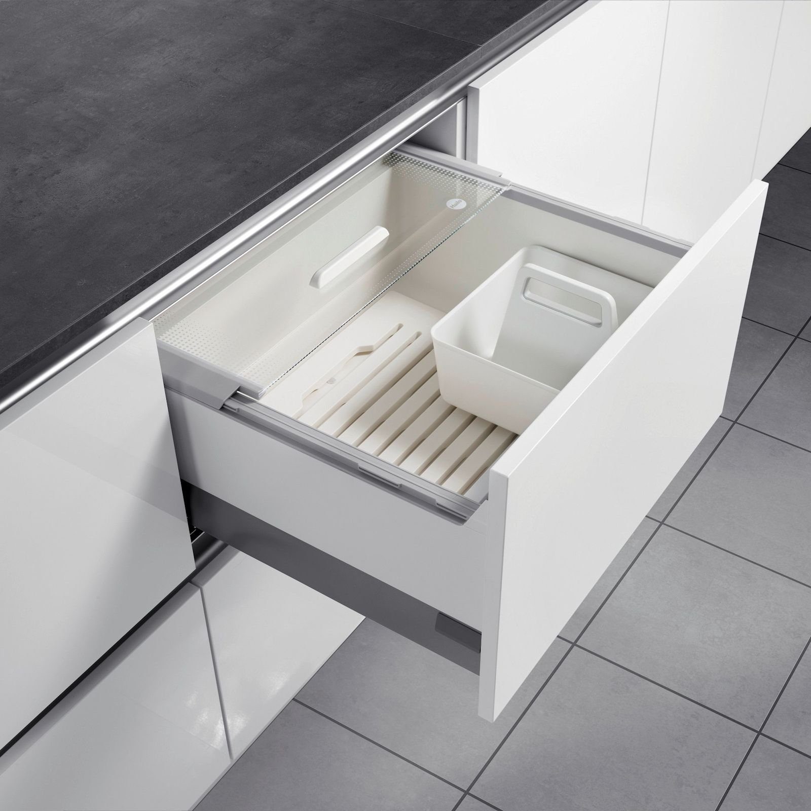 Hailo Schubladeneinsatz Pantry-Box Lebensmittel Хранилища (1 St), Vorratsbox Schubkastenauszug