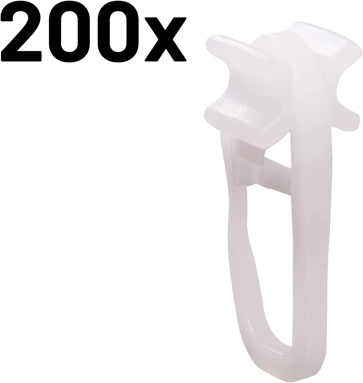 Deco-Raum Gardinengleiter X-Gleiter, mit Faltenlegehaken für Gardinenschien günstig online kaufen