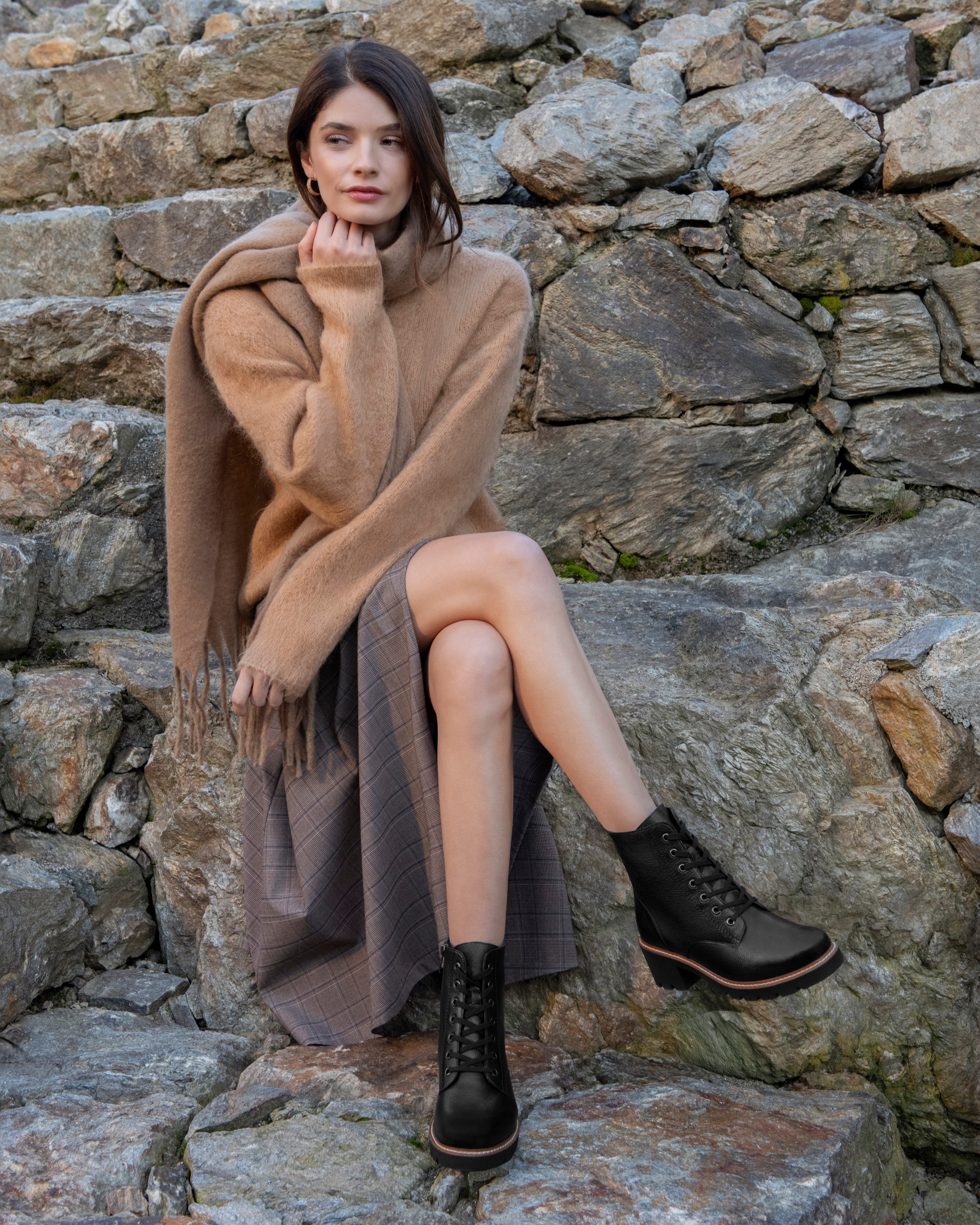 Caprice Schnürstiefelette, Blockabsatz, Schnürboots, Herbstboots mit dezent günstig online kaufen