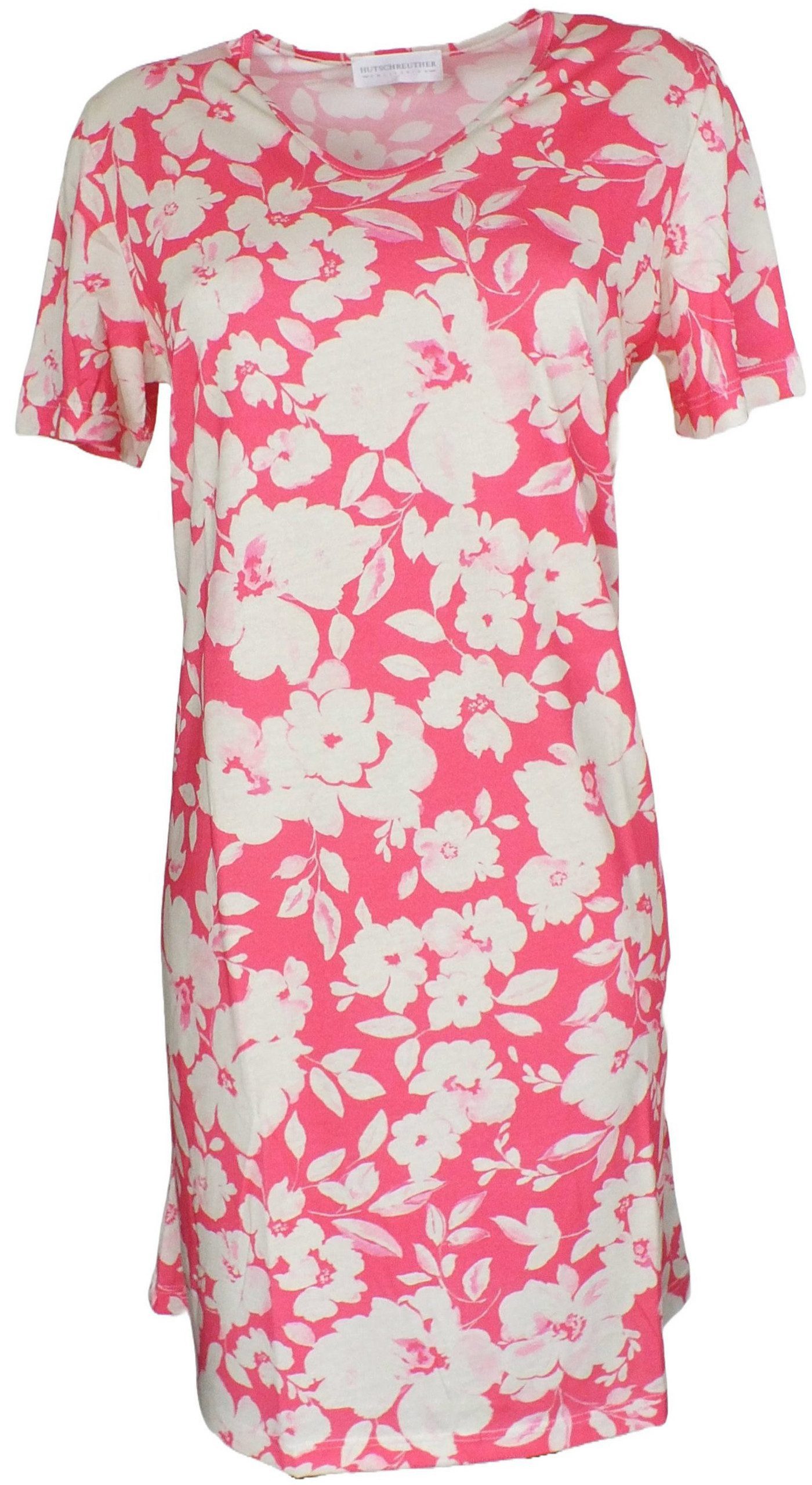HUTSCHREUTHER Nachthemd Damen Schlafshirt Kurzarm (1-tlg) Modisches Design