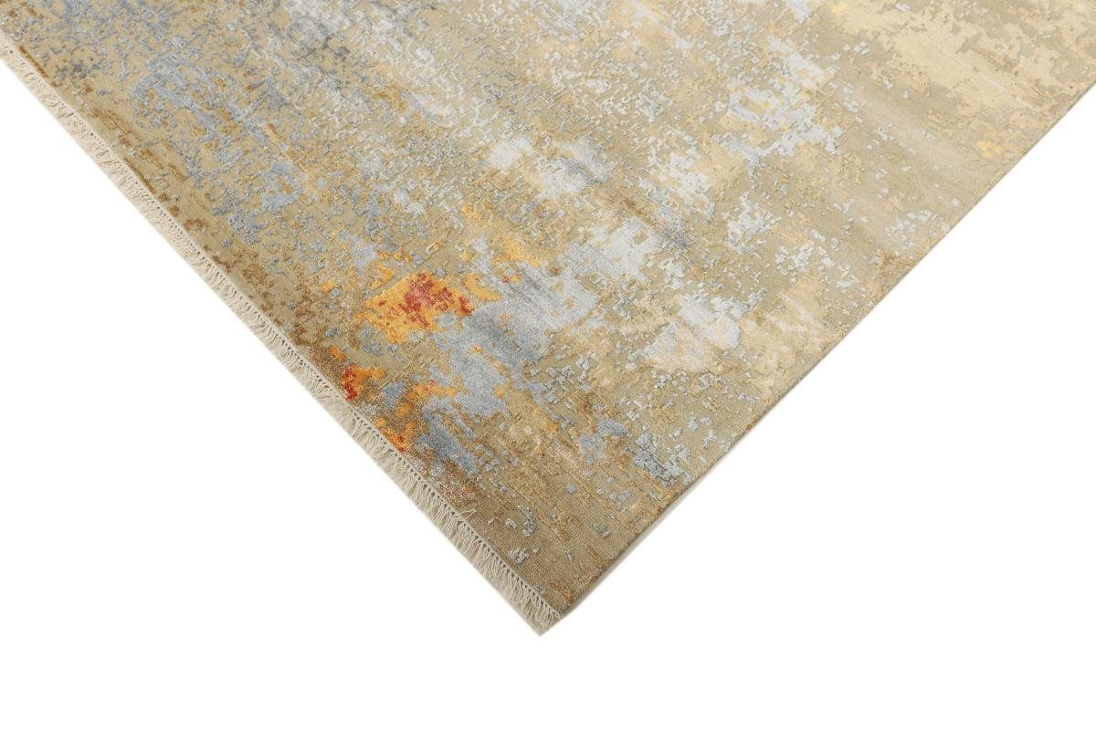Orientteppich Sadraa Designteppich, Orientteppich Handgeknüpfter Nain / Moderner 195x302 Höhe: Trading, 10 mm rechteckig