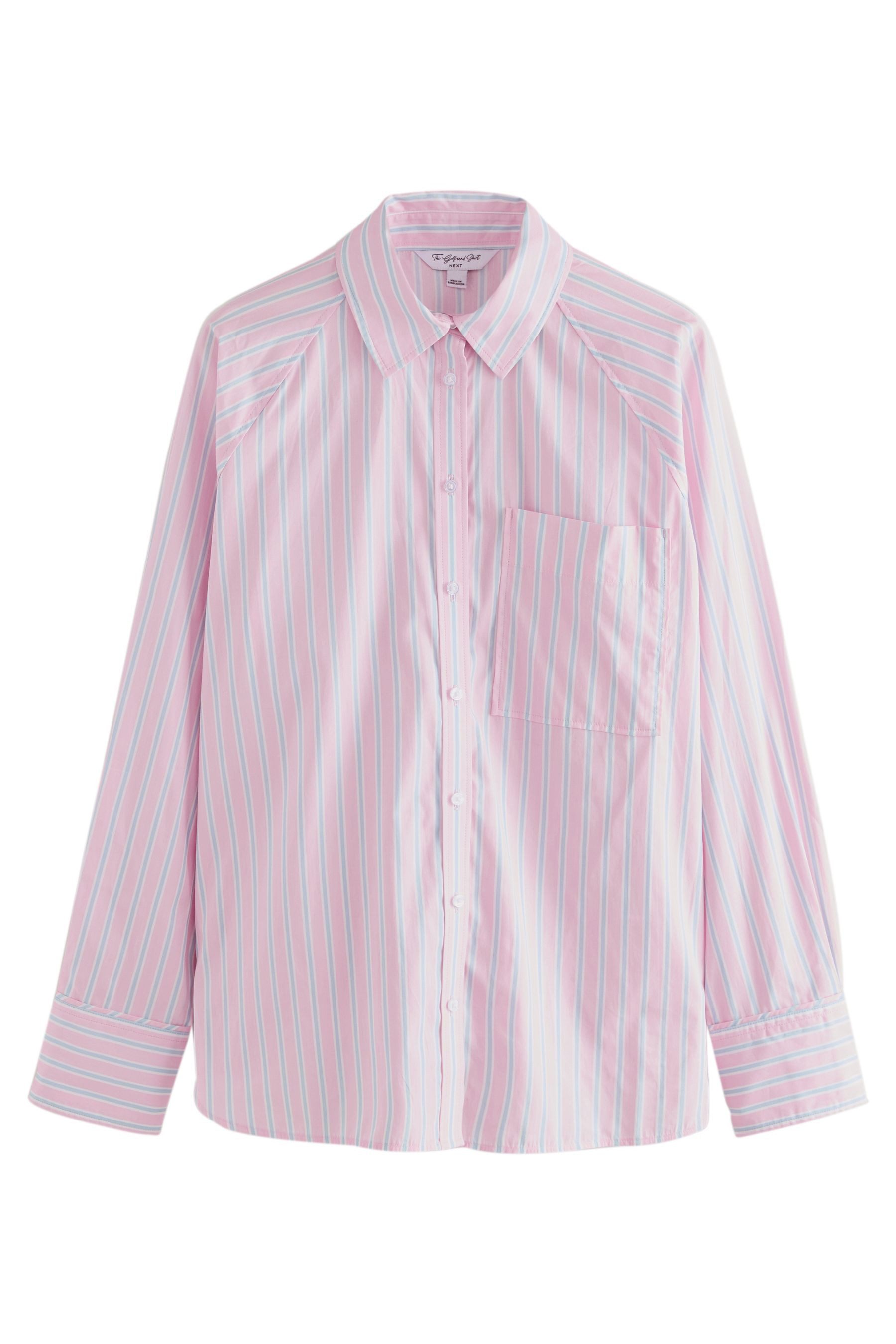 Next Langarmhemd Oversize-Langarmshirt aus 100 % Baumwolle günstig online kaufen