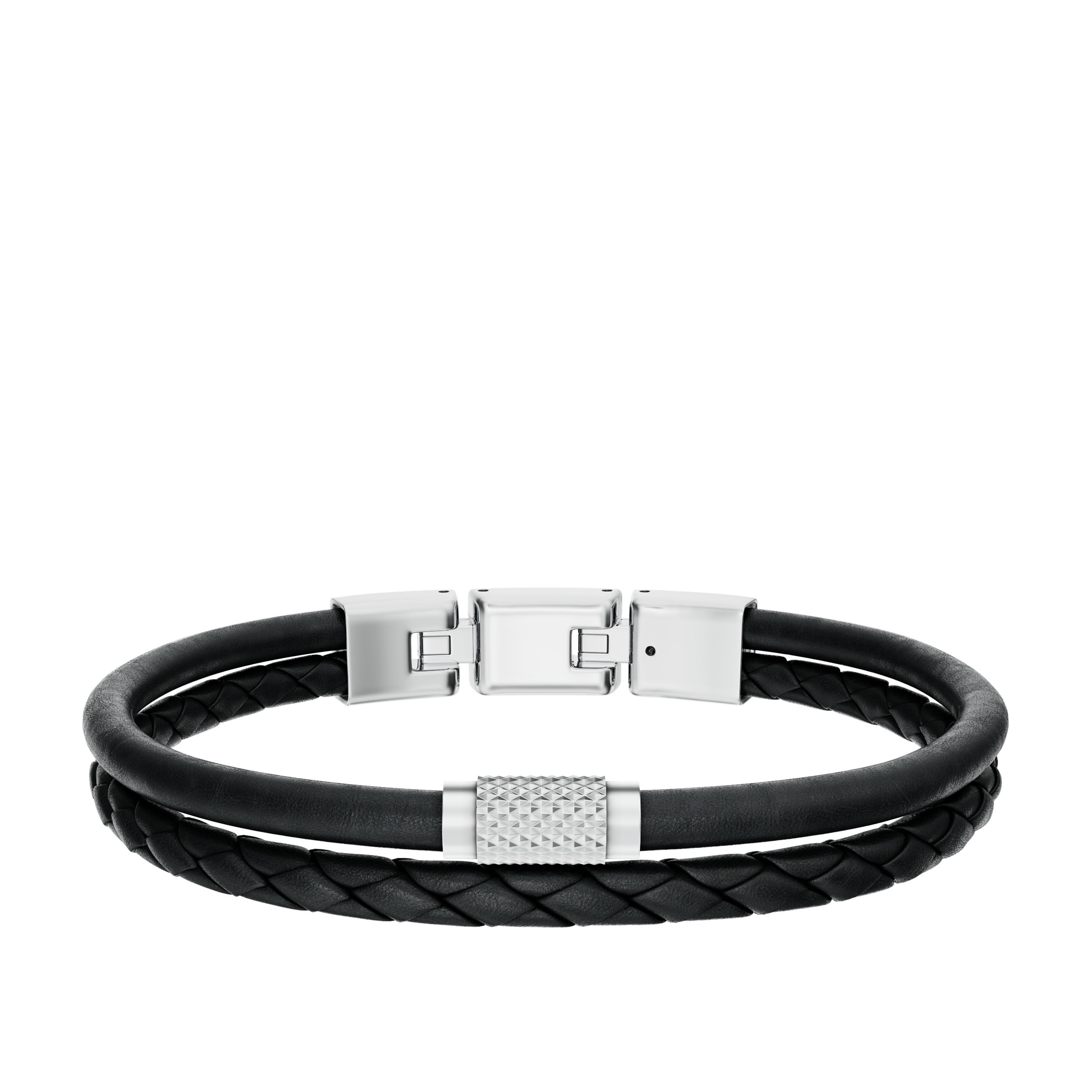 Armband Schmuck Geschenk Edelstahl Leder Armschmuck Armkette Machine
