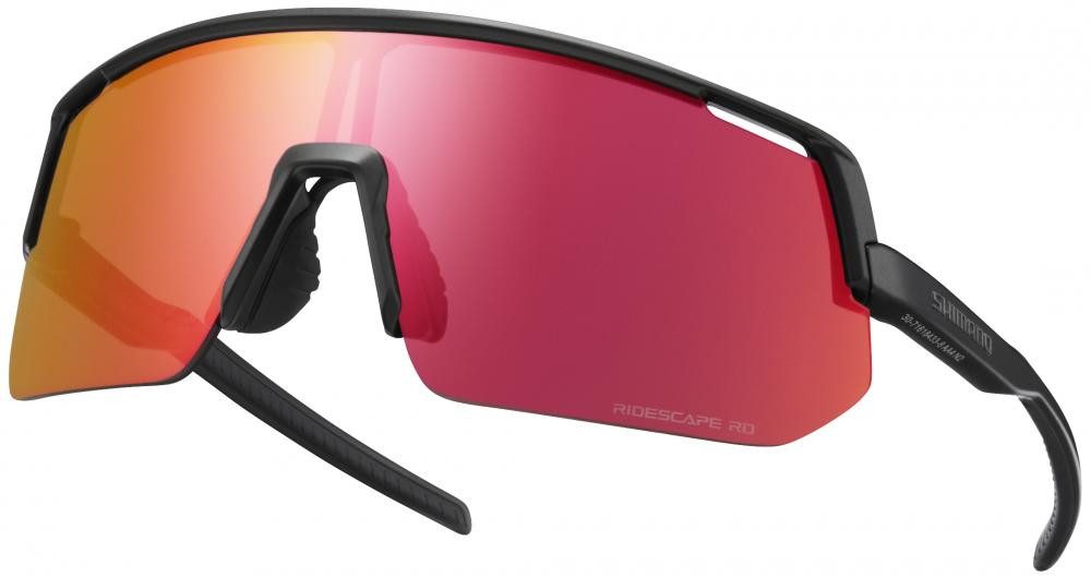 Shimano Sonnenbrille SHIMANO TECHNIUM L MATTE BLACK RIDESCAPE RD Brille - Größe L