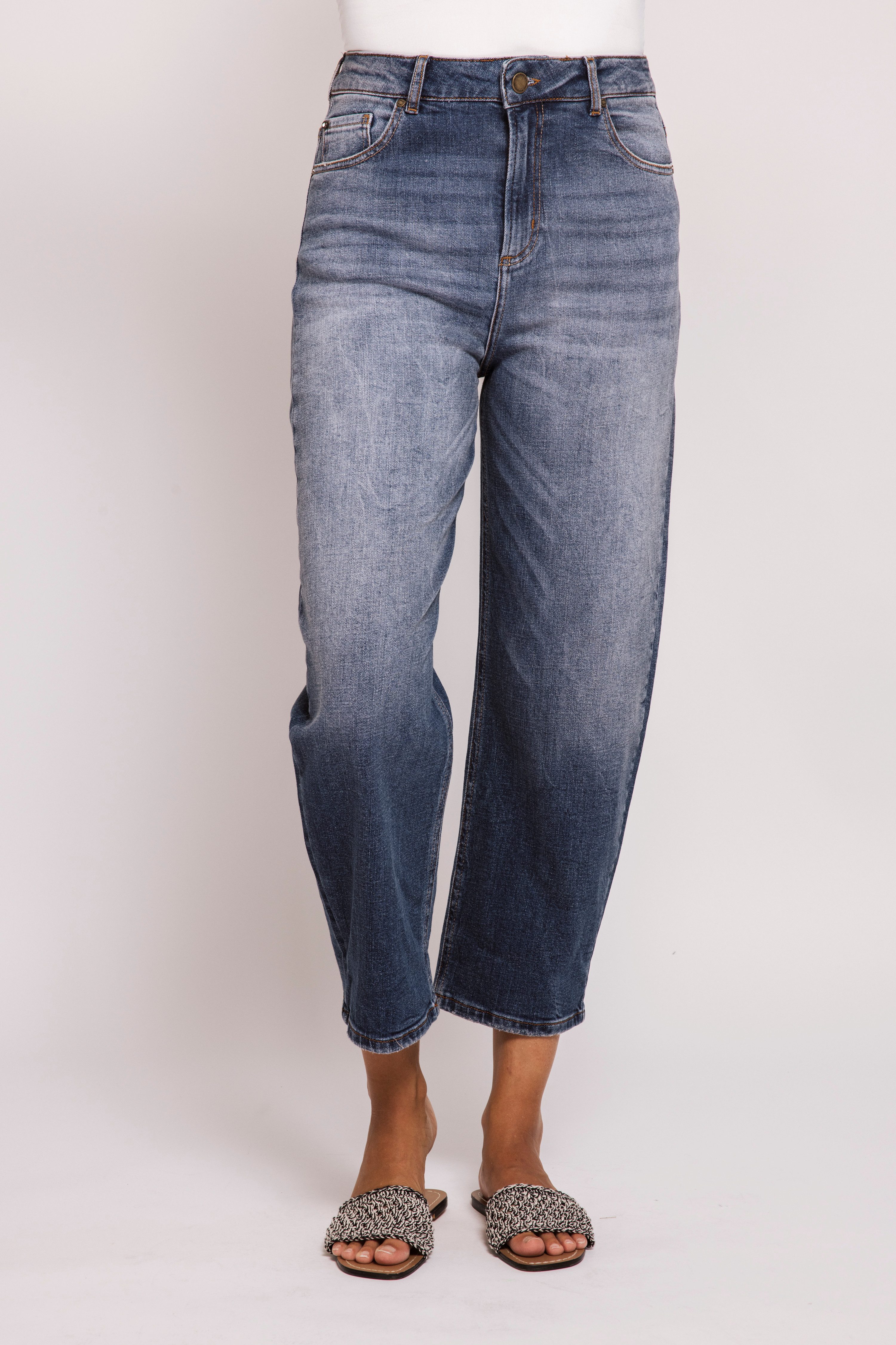 Zhrill 7/8-Jeans IZA in bequemer Passform und mit Animal-Print