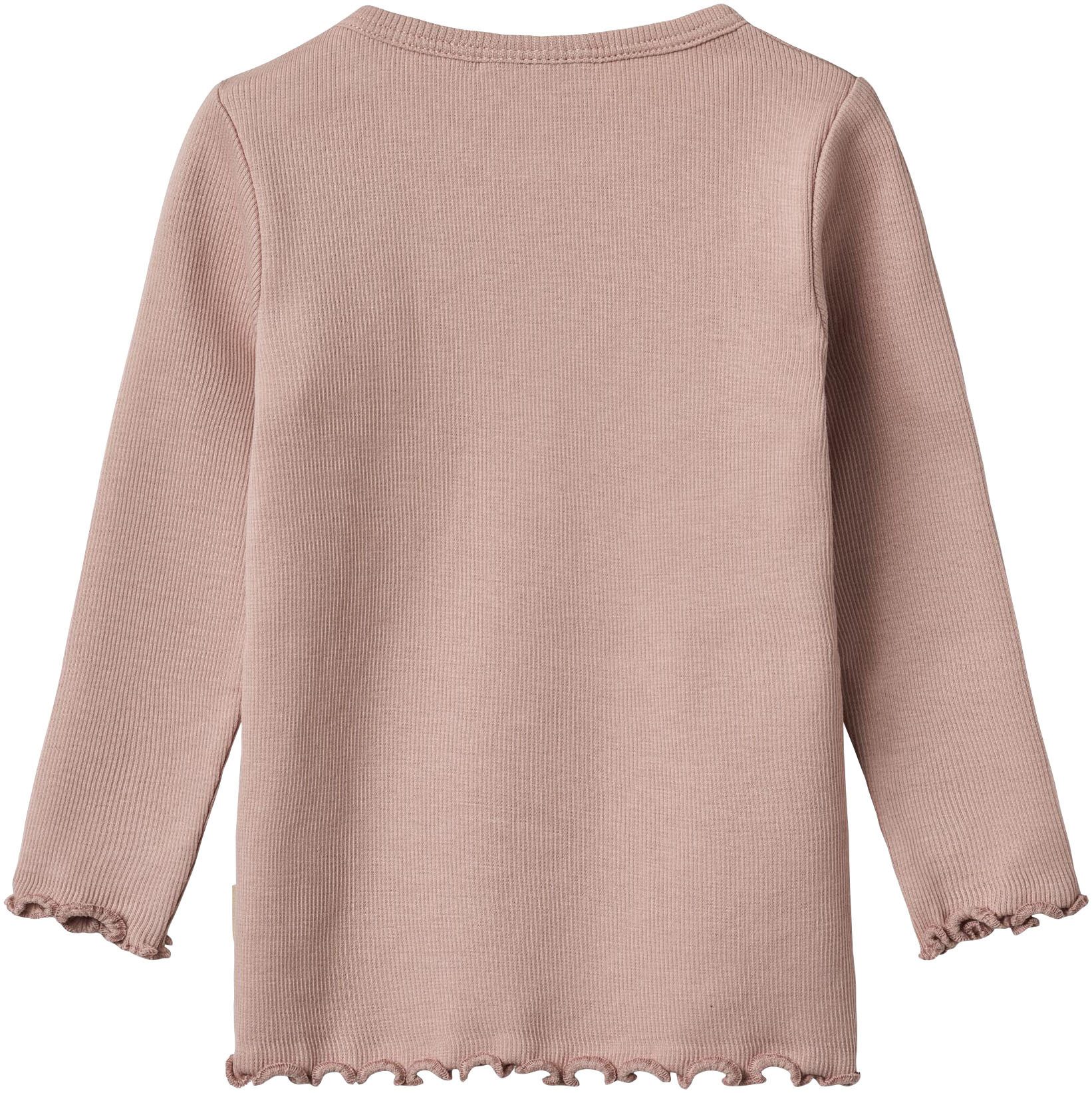 WHEAT Langarmshirt Rib T-Shirt L/S Ida