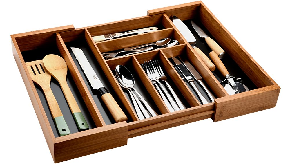 KESPER® Besteckeinsatz variabler Besteckkasten, aus FSC-zertifiziertem Bamb günstig online kaufen