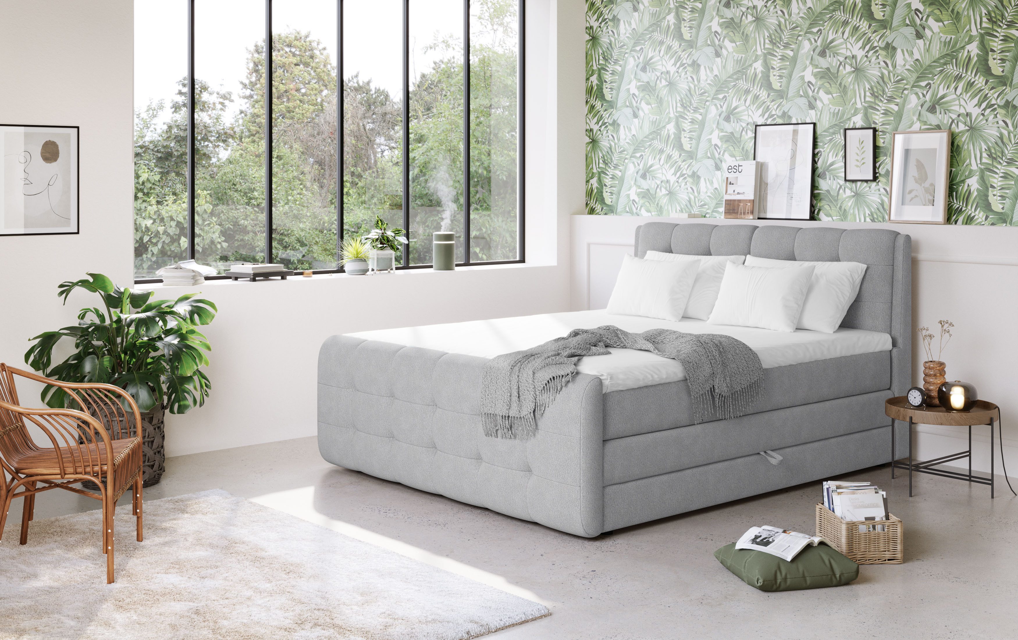 COTTA Boxspringbett Fort mit Bettkasten, inkl. Topper, erhältlich in versch günstig online kaufen