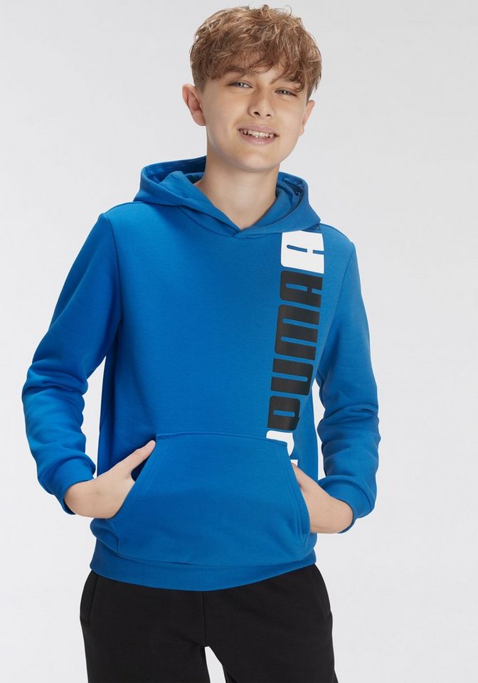 PUMA Kapuzensweatshirt ESS+ LOGO LAB HOODIE FL B, Kuschelige Sweatware aus  Baumwollmischung