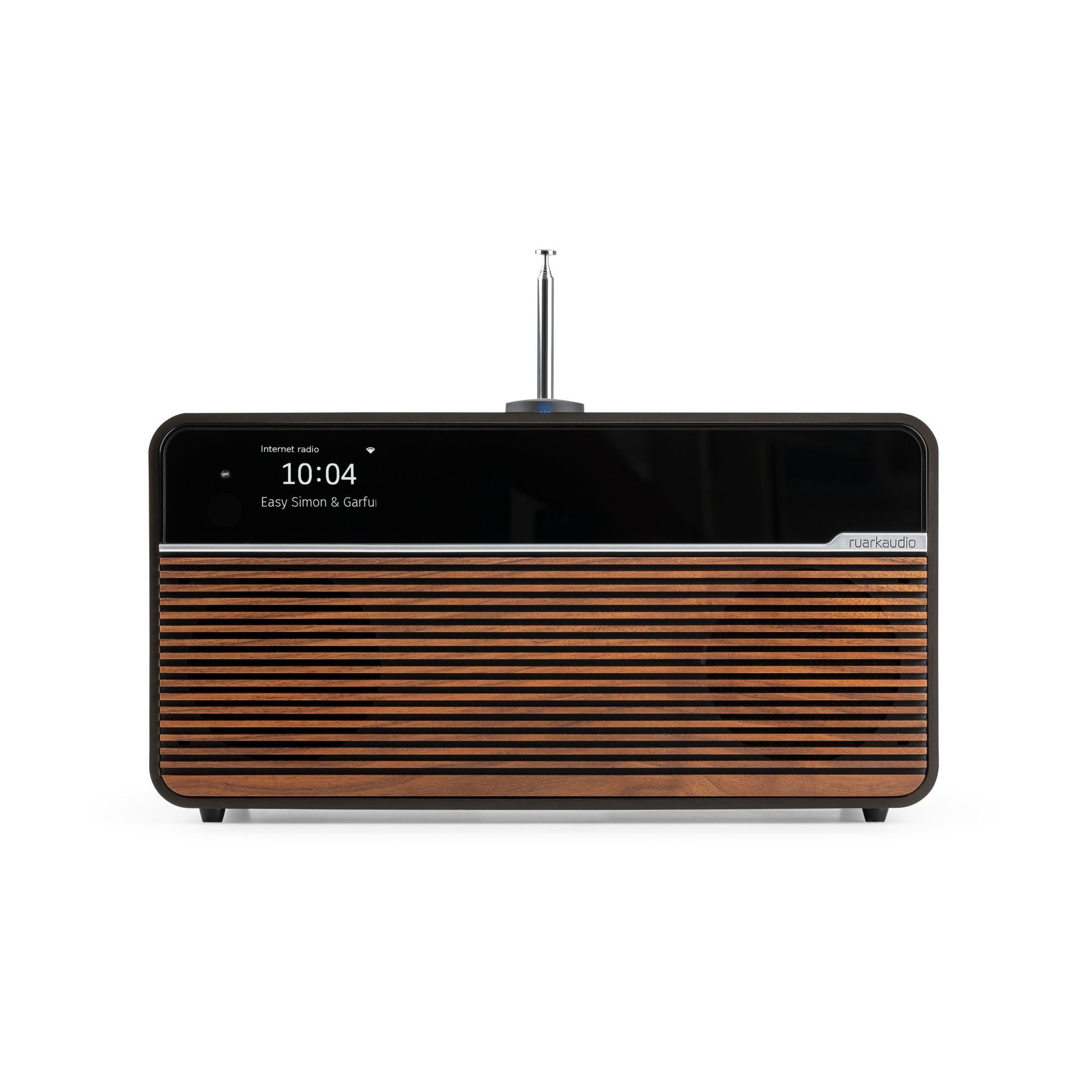 ruark audio ruarkaudio R2 Mk4 Smart Tabletop Radio Espresso Digitalradio (DAB) (Bluetooth 5, SmartRadio-Tuner, Wi-Fi-Streaming, Fernbedienung, USB-C)