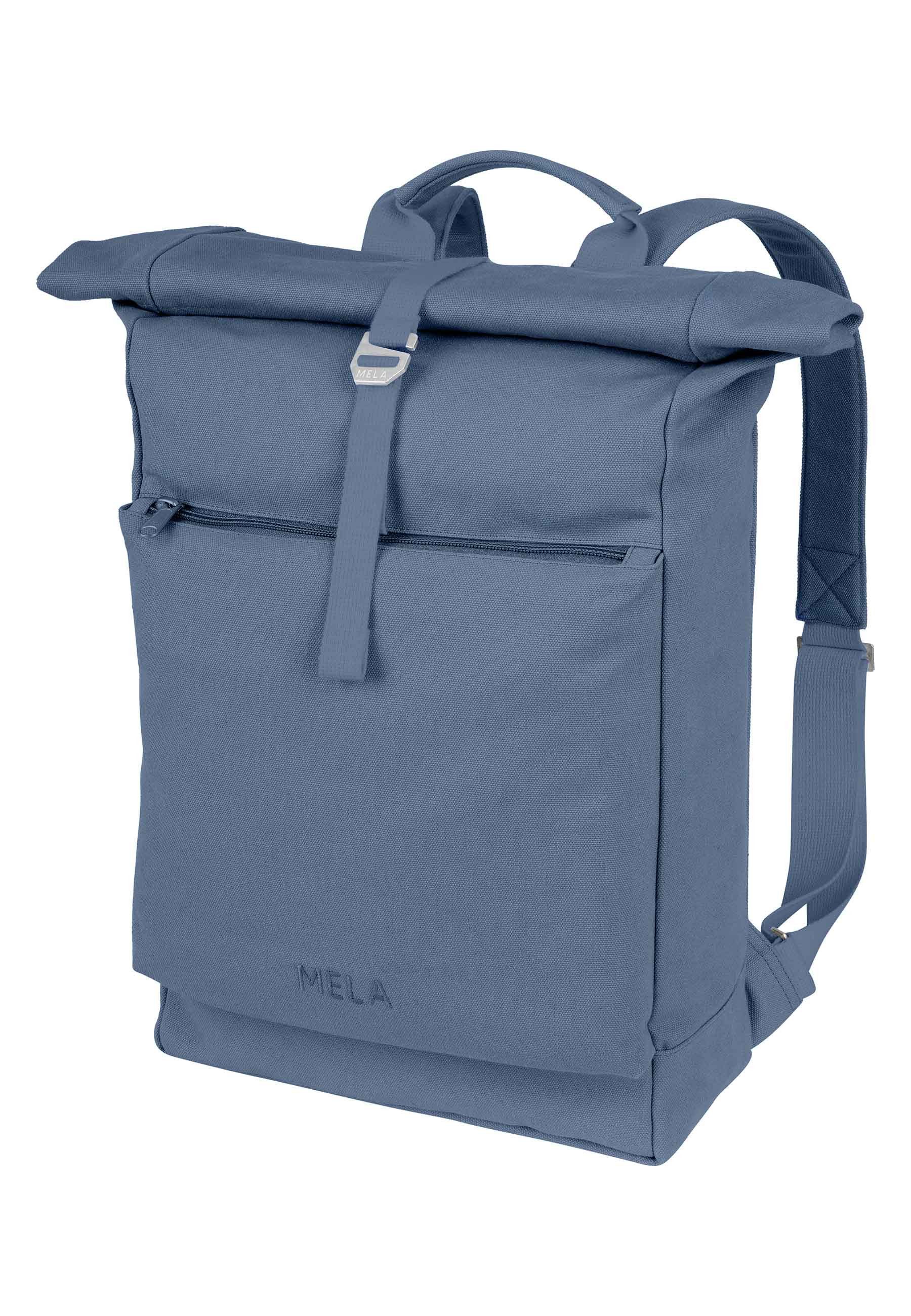 MELA Rucksack Rucksack Style AMAR, Veganer Rolltop mit erweiterbaren Volumen