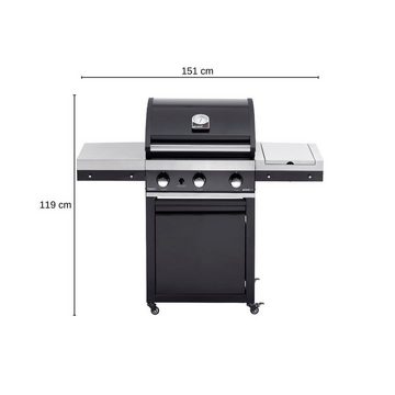 GrandHall Gasgrill Premium G3