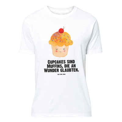 Mr. & Mrs. Panda T-Shirt Cupcake - Weiß - Geschenk, T-Shirt, Lustiges T-Shirt, lustige Sprüche (1-tlg)