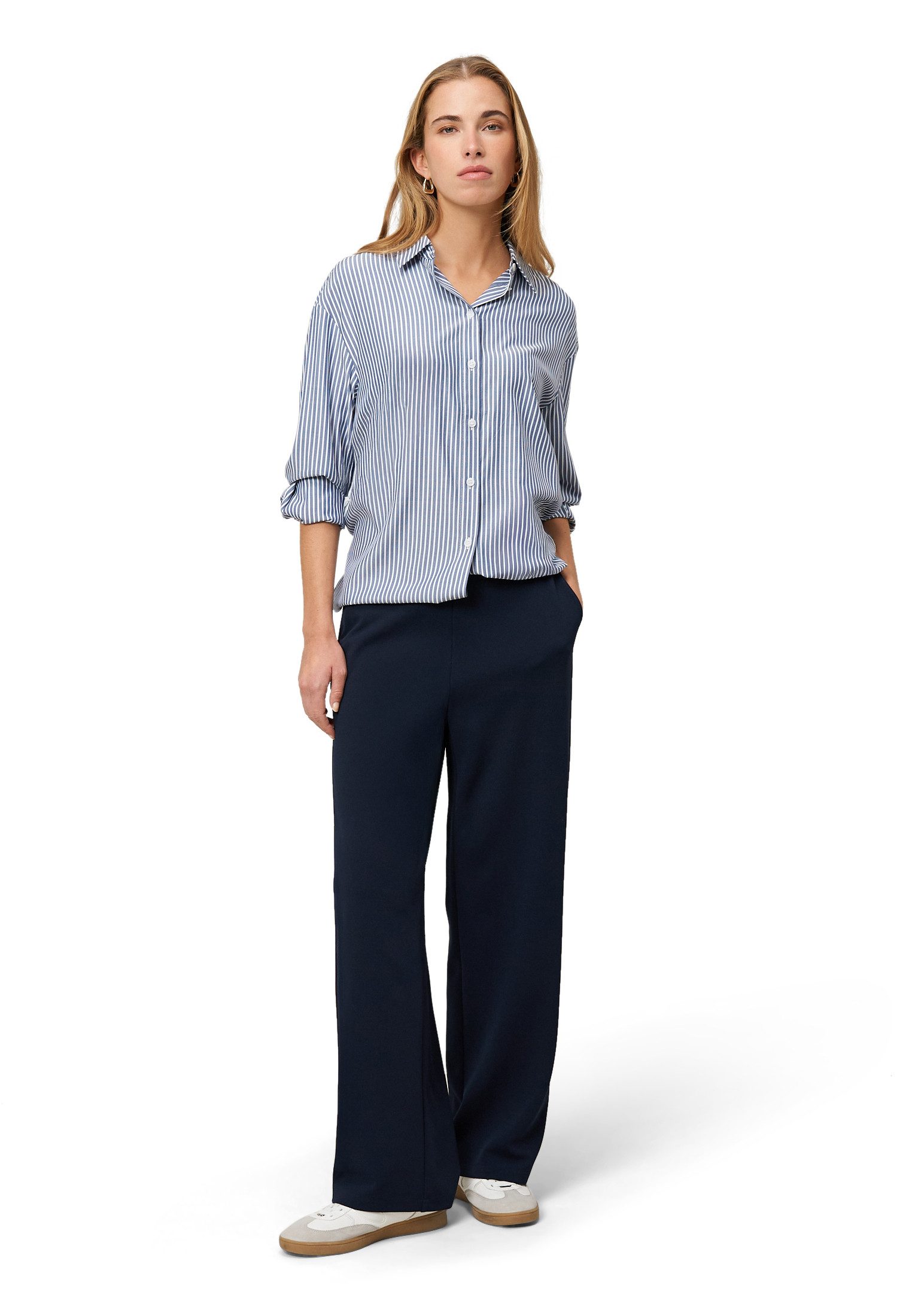 Zero Hemdbluse Damen mit Streifen