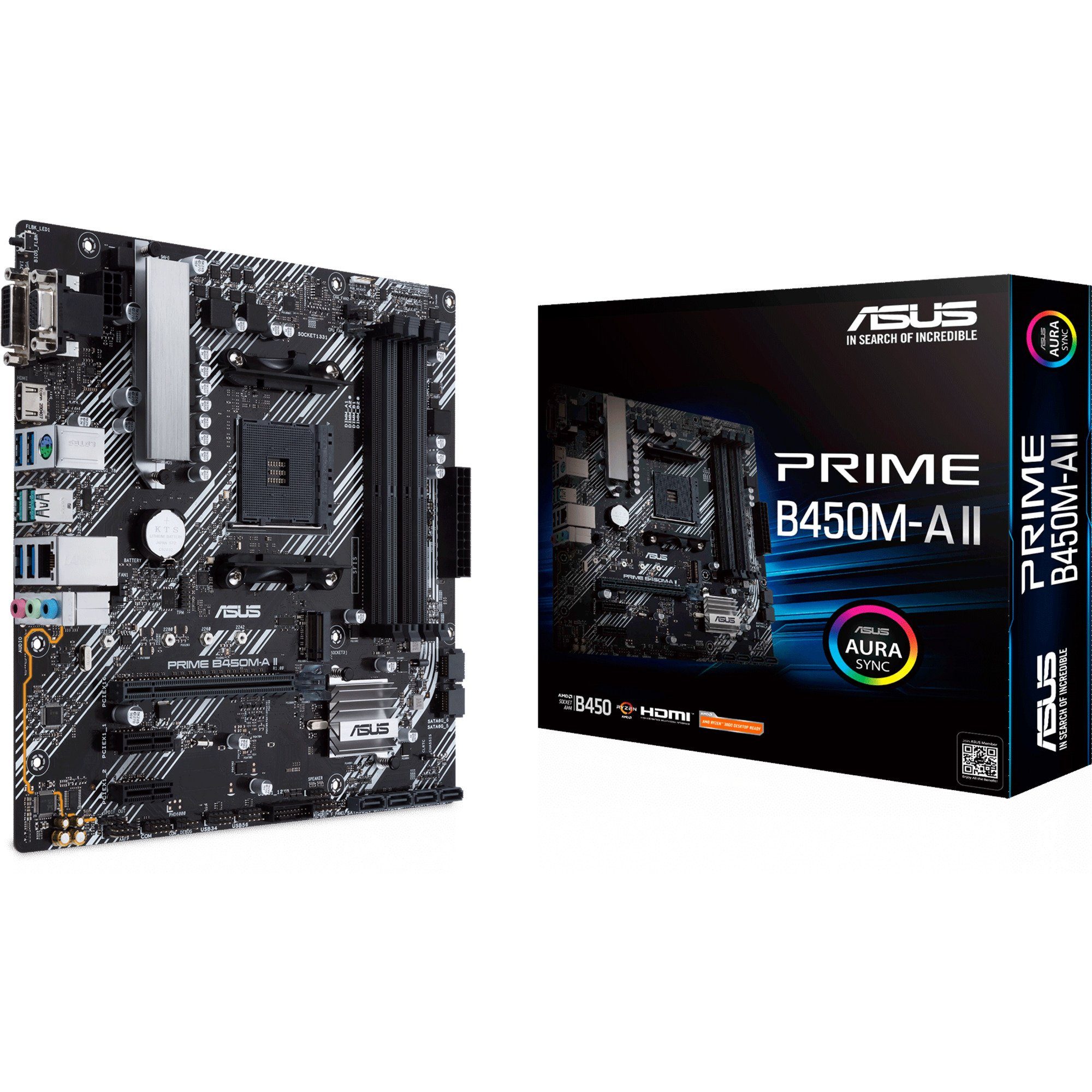 Asus »PRIME B450MA II« Mainboard AURA Sync kaufen OTTO