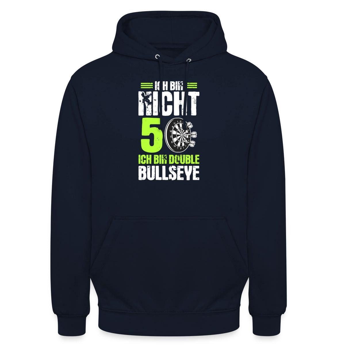 Hoodie 50. Geburtstag, Nicht 50 Double Bullseys Unisex Hoodie